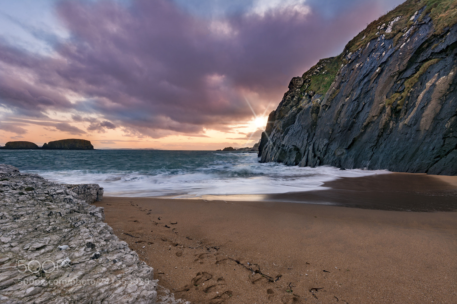 Nikon D7100 sample photo. Winter morning at ballintoy photography