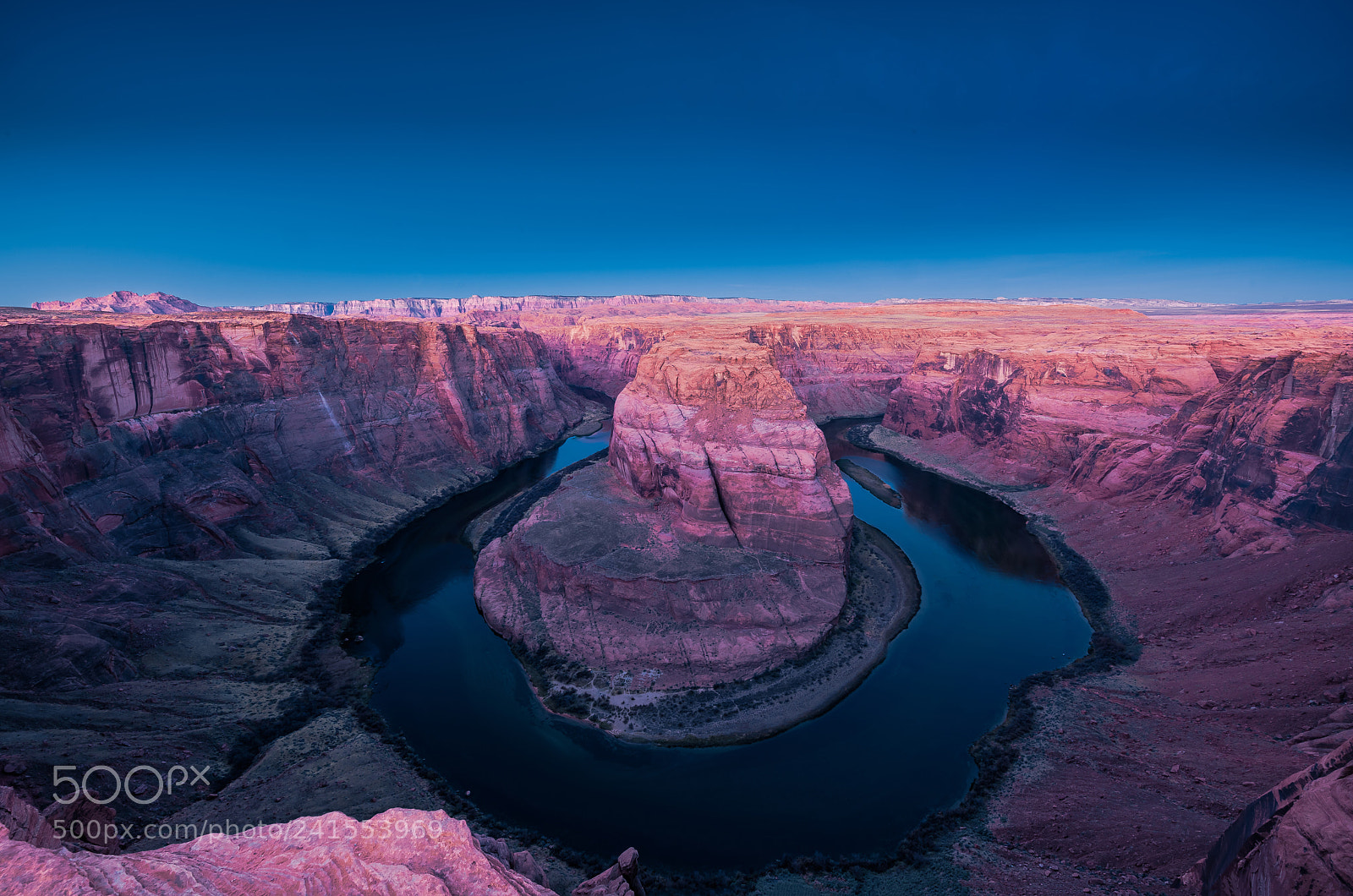 Nikon D810 sample photo. Dawn at horseshoe bend photography