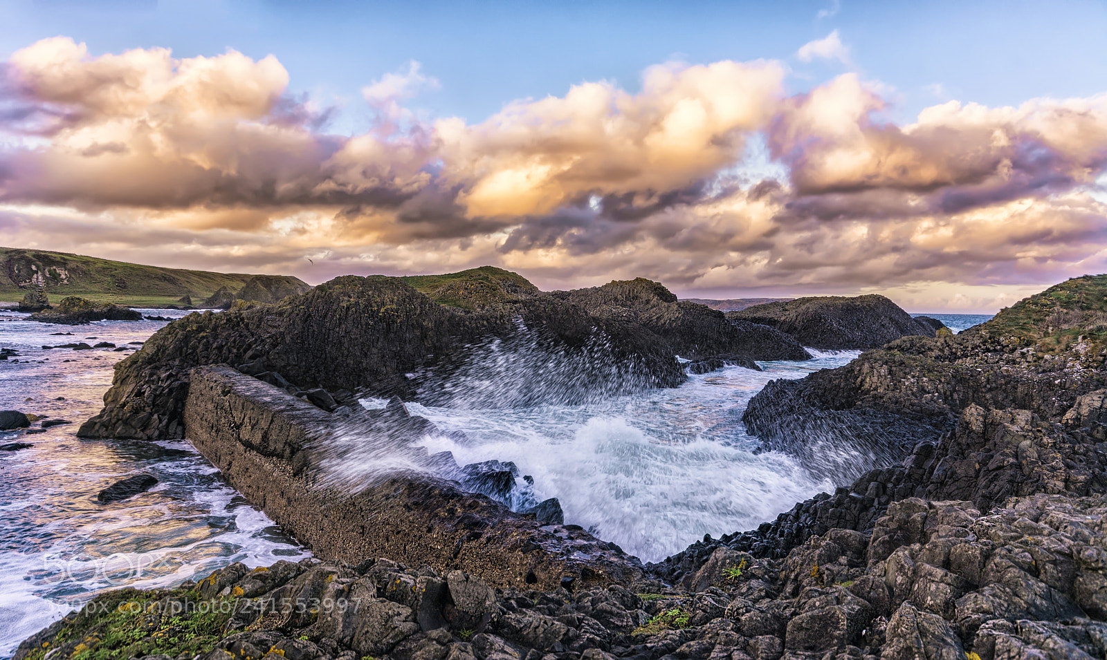 Nikon D7100 sample photo. Winter morning at ballintoy photography
