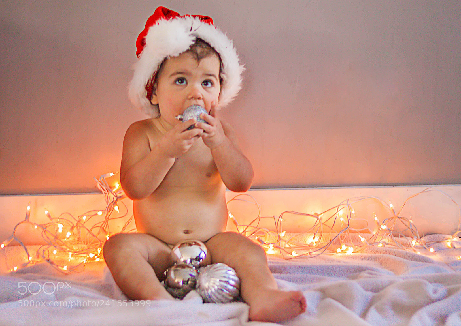 Canon EOS 50D sample photo. Christmas baby photography