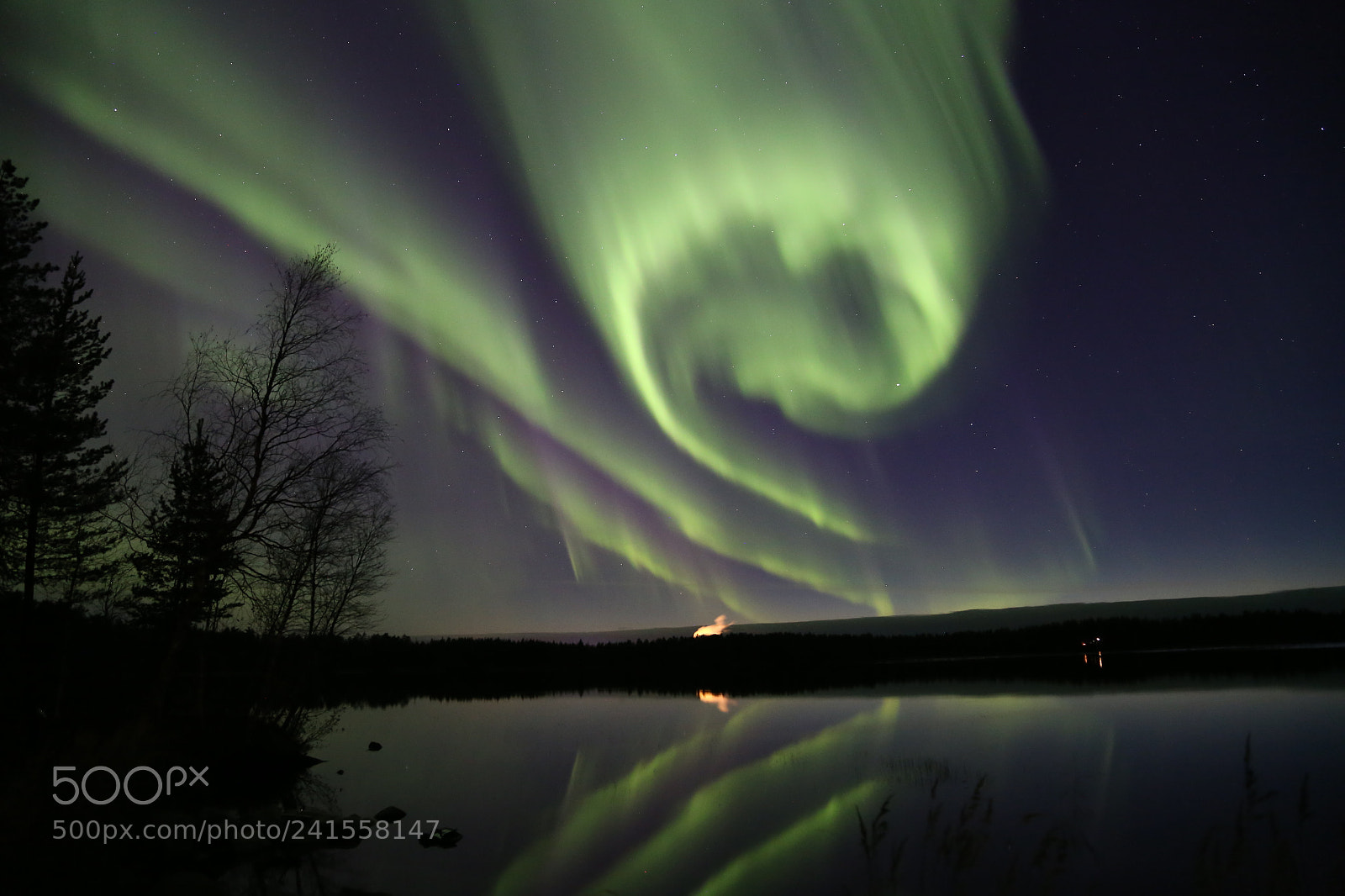 Canon EOS 6D + Canon EF 24-105mm F4L IS USM sample photo. Nothern light in sweden photography