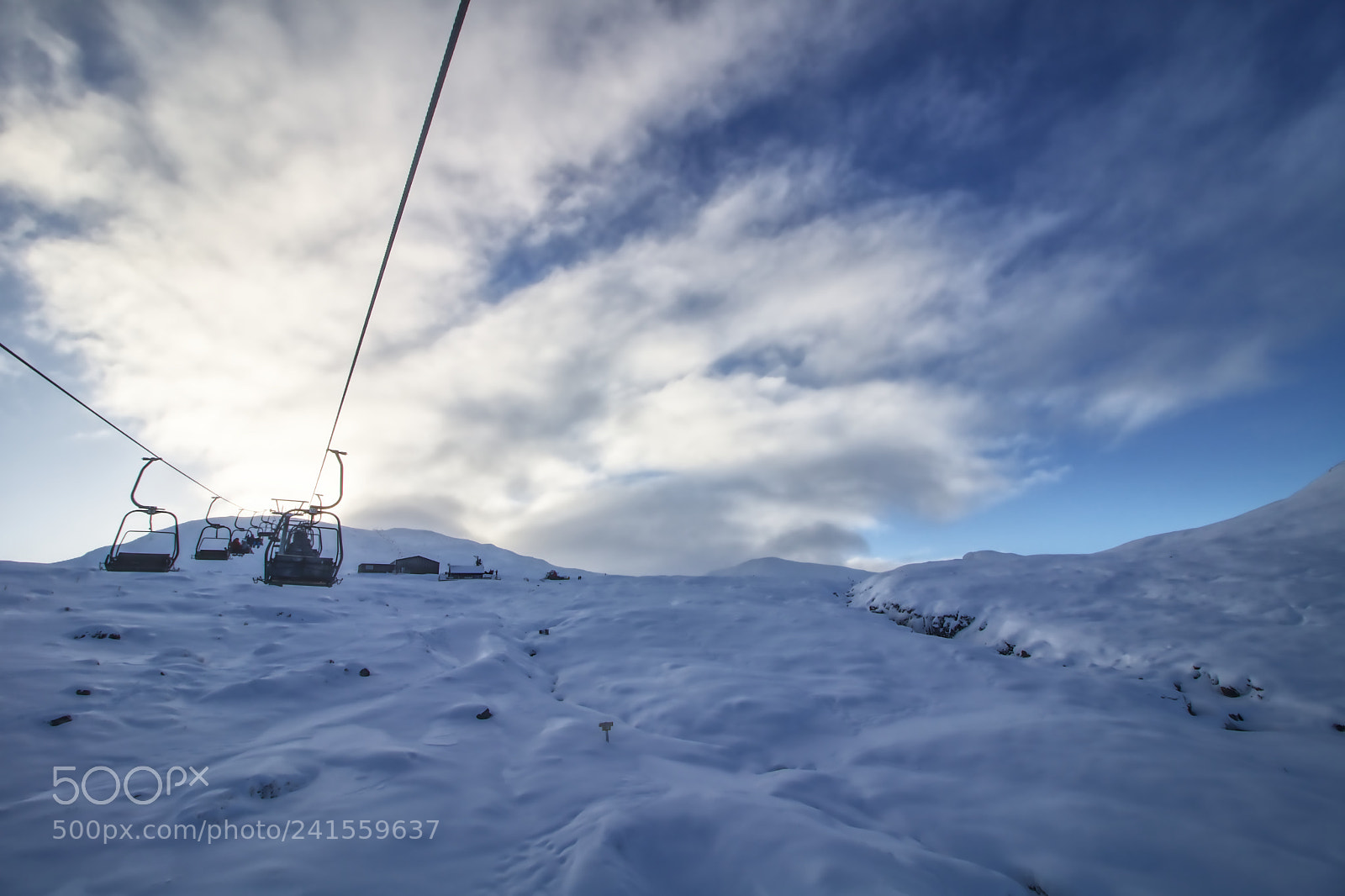Canon EOS 750D (EOS Rebel T6i / EOS Kiss X8i) sample photo. Glencoe chairlifts photography