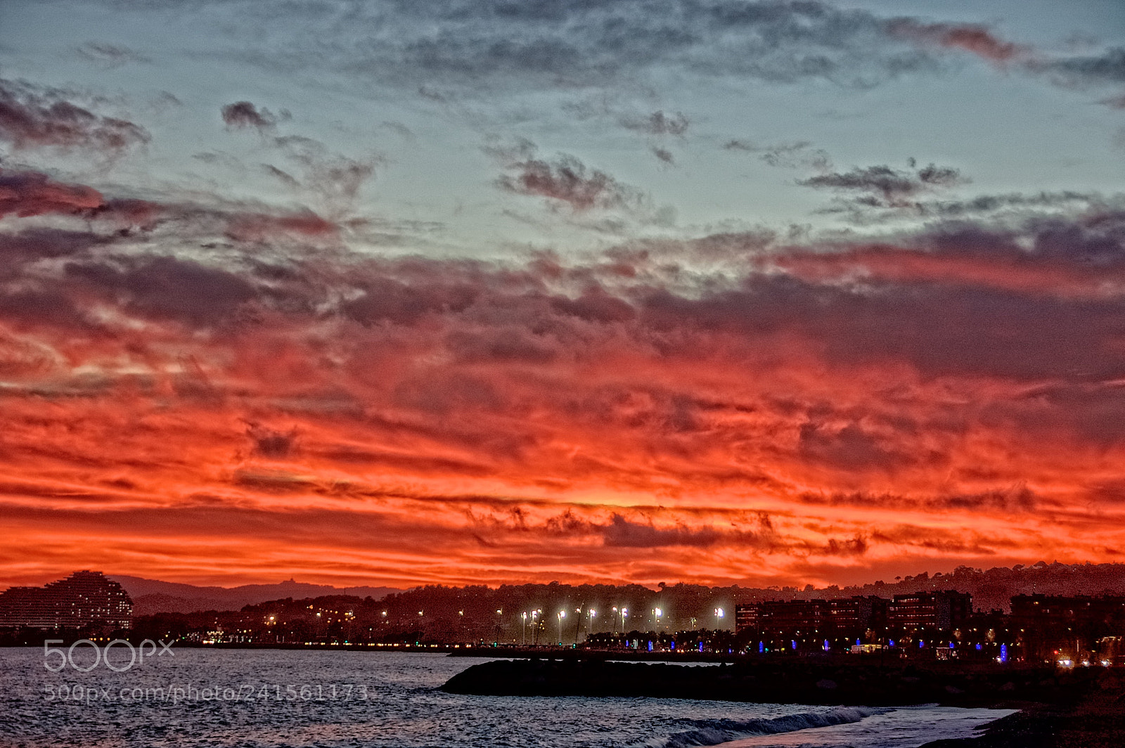 Nikon D70 sample photo. Tramonto di antibes photography