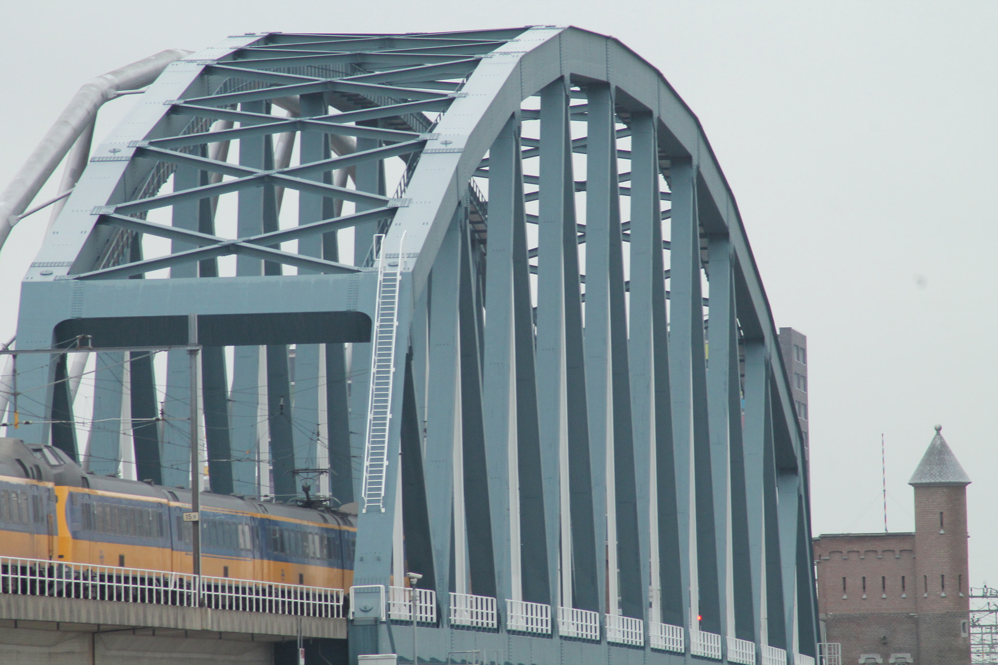 Canon EOS 1100D (EOS Rebel T3 / EOS Kiss X50) sample photo. Spoorbrug bij nijmegen photography