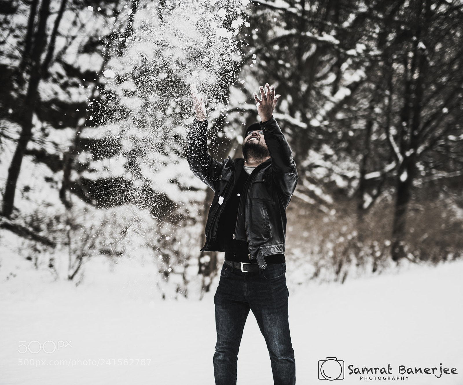 Nikon D850 sample photo. Play with snow photography