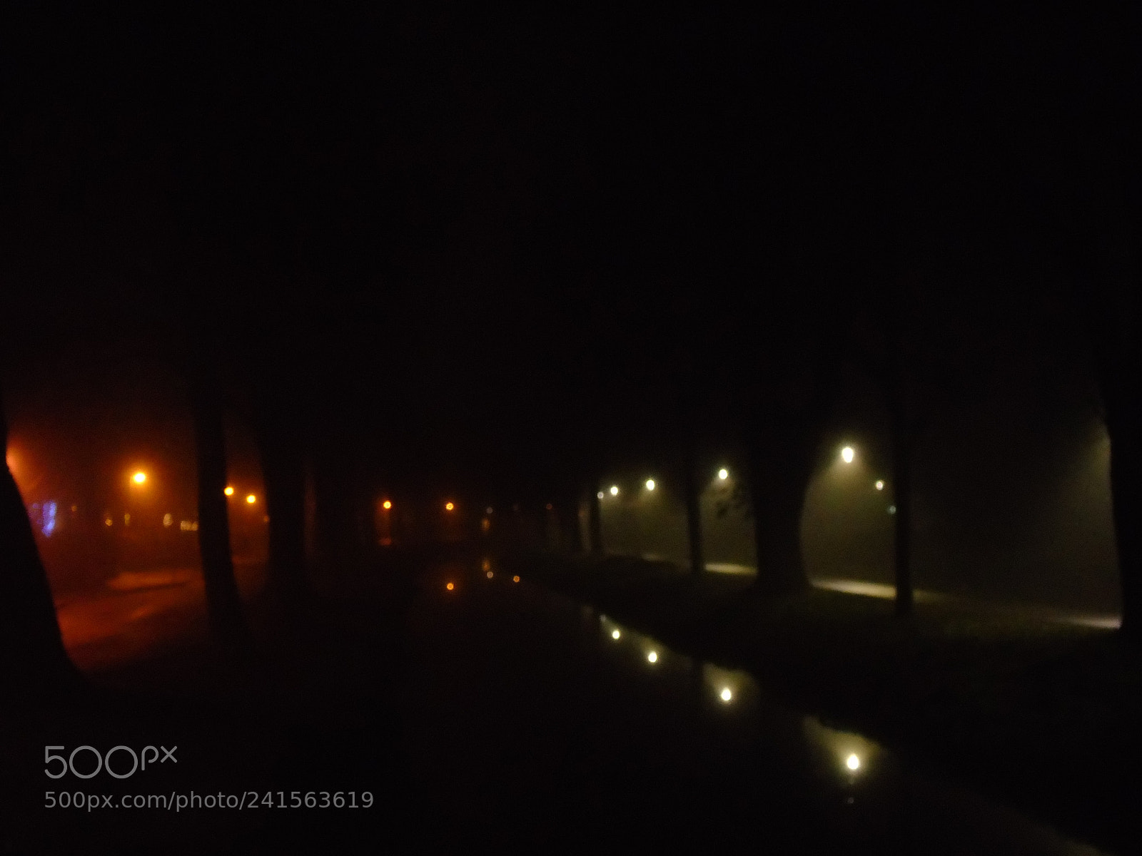 Sony Cyber-shot DSC-H400 sample photo. A foggy night photography