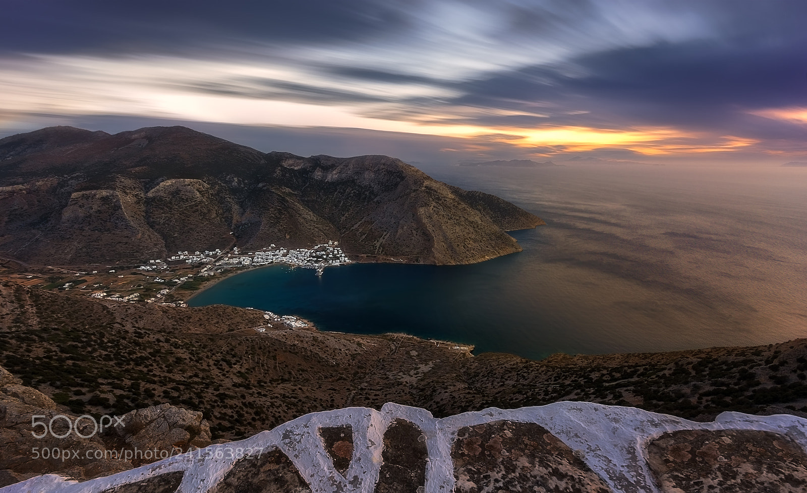 Nikon D7100 sample photo. Sifnos sunset from above photography