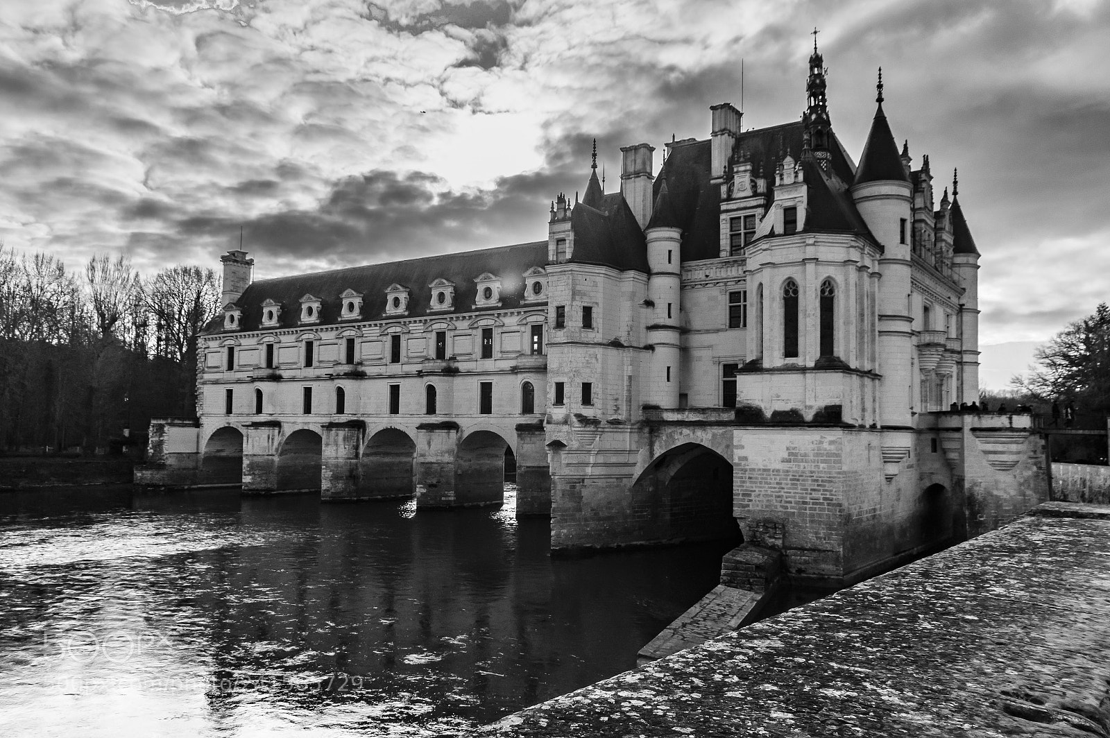 Pentax K-3 sample photo. Chenonceau castle photography