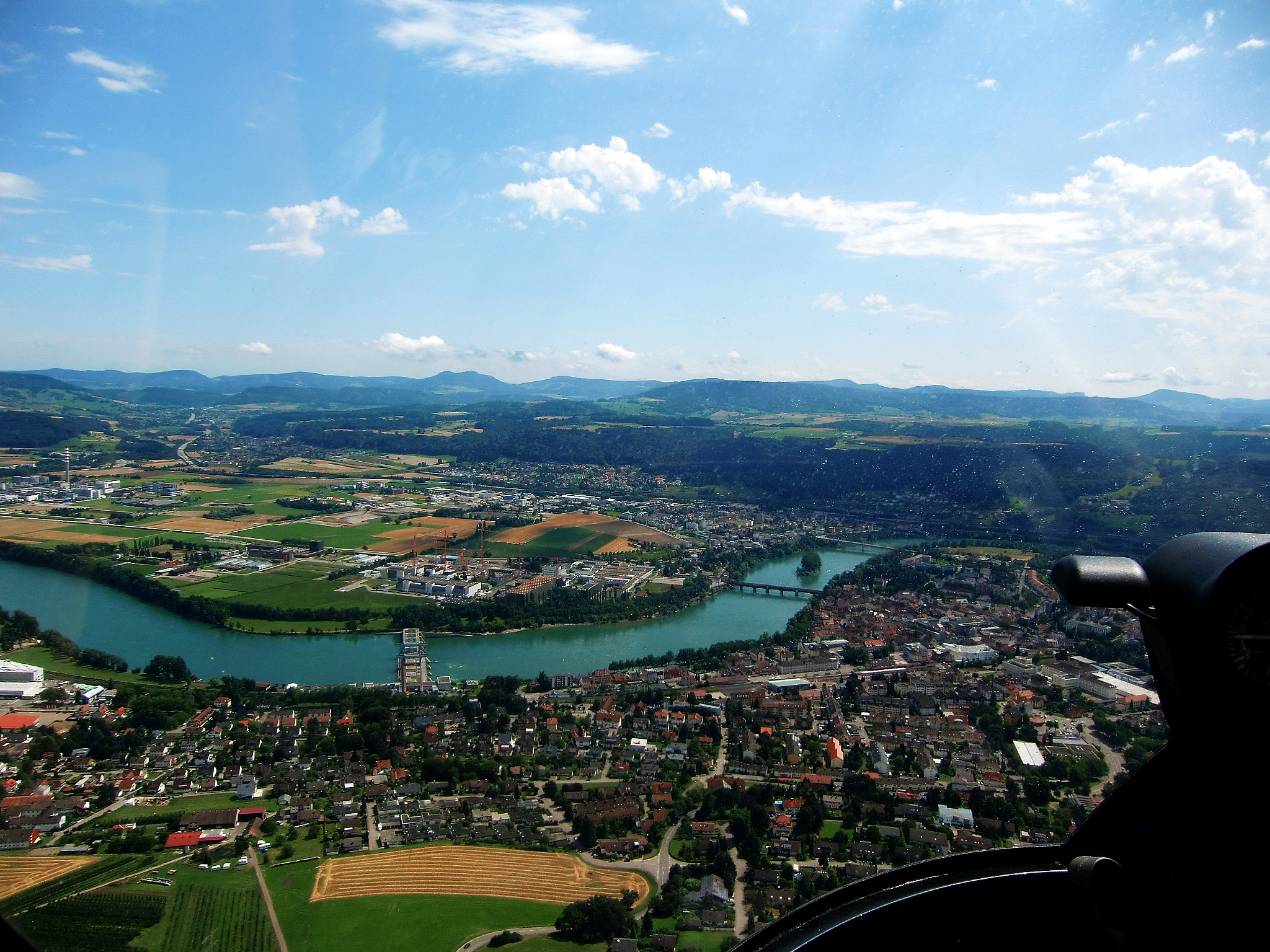 CASIO EX-H10 sample photo. Rundflug hochrhein photography