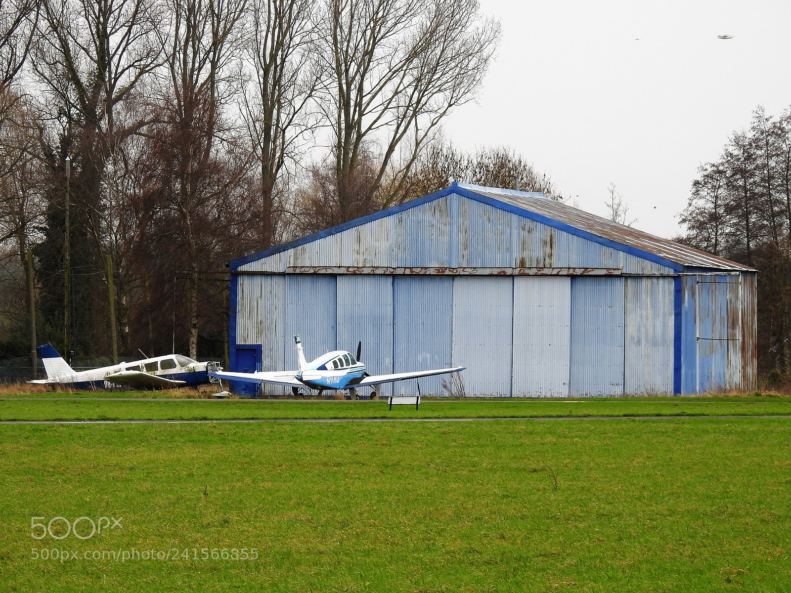 Nikon Coolpix P900 sample photo. Old aircraft hangar photography