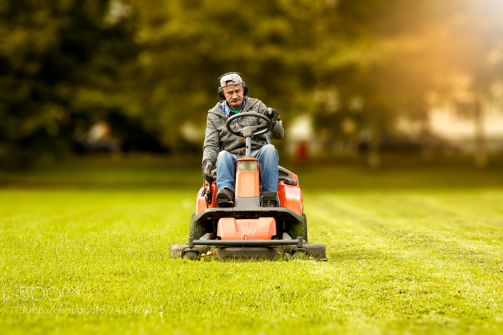 Canon EOS 60D sample photo. Lawn mower photography