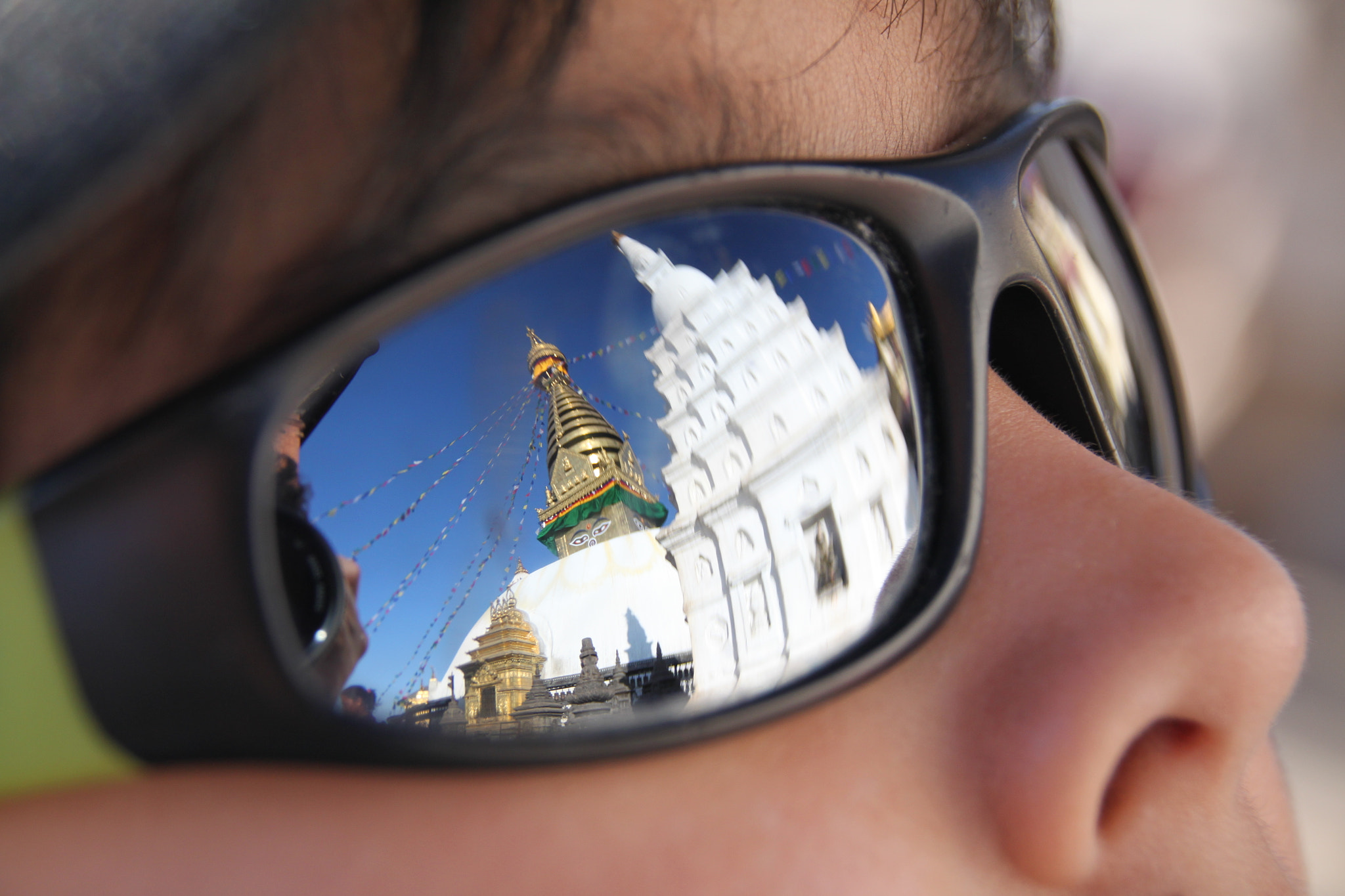 Sigma 18-250mm F3.5-6.3 DC OS HSM sample photo. Stupa in kathmandu photography