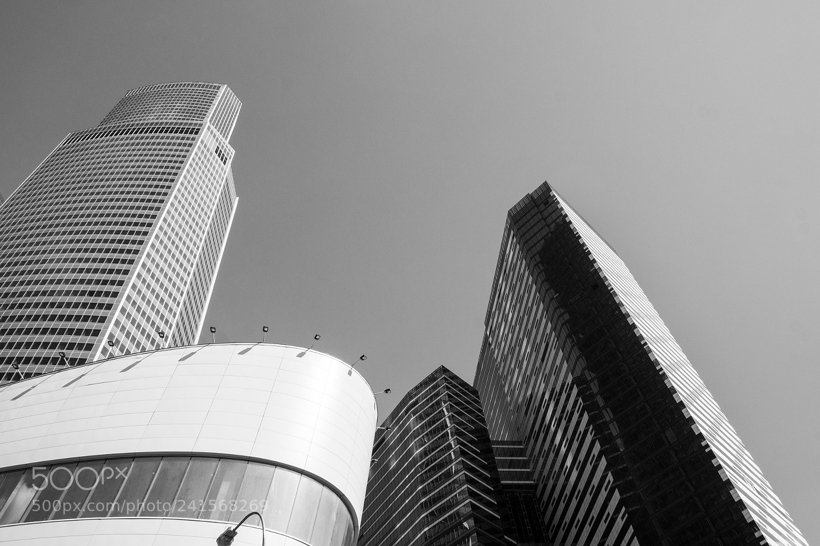 Sony Alpha DSLR-A450 sample photo. Moscow international business center photography