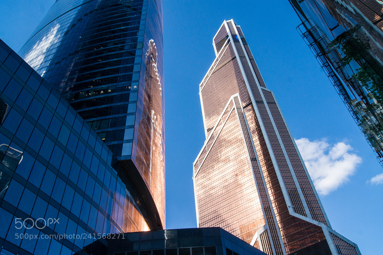 Sony Alpha DSLR-A450 sample photo. Moscow international business center photography
