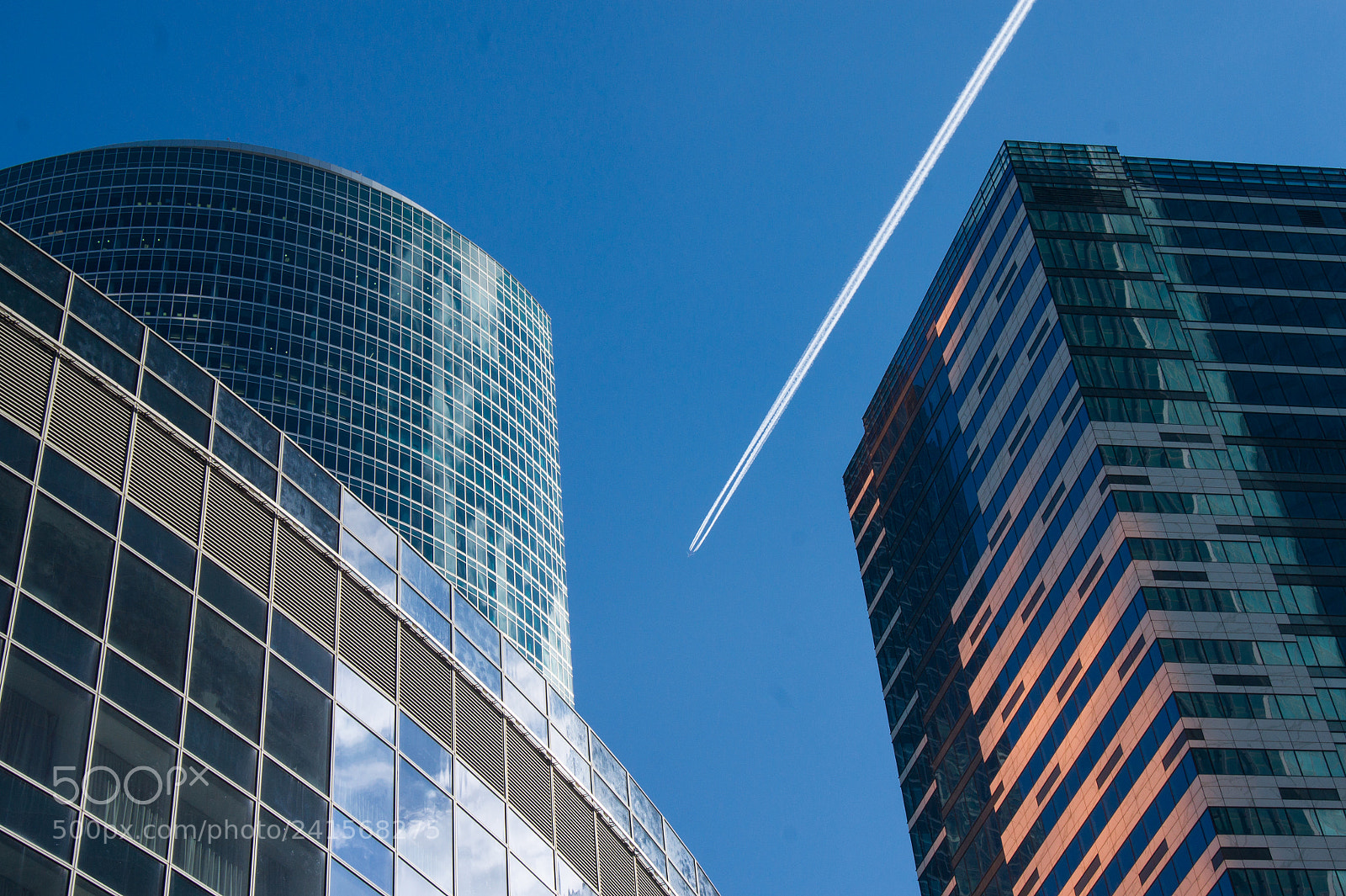 Sony Alpha DSLR-A450 sample photo. Moscow international business center photography