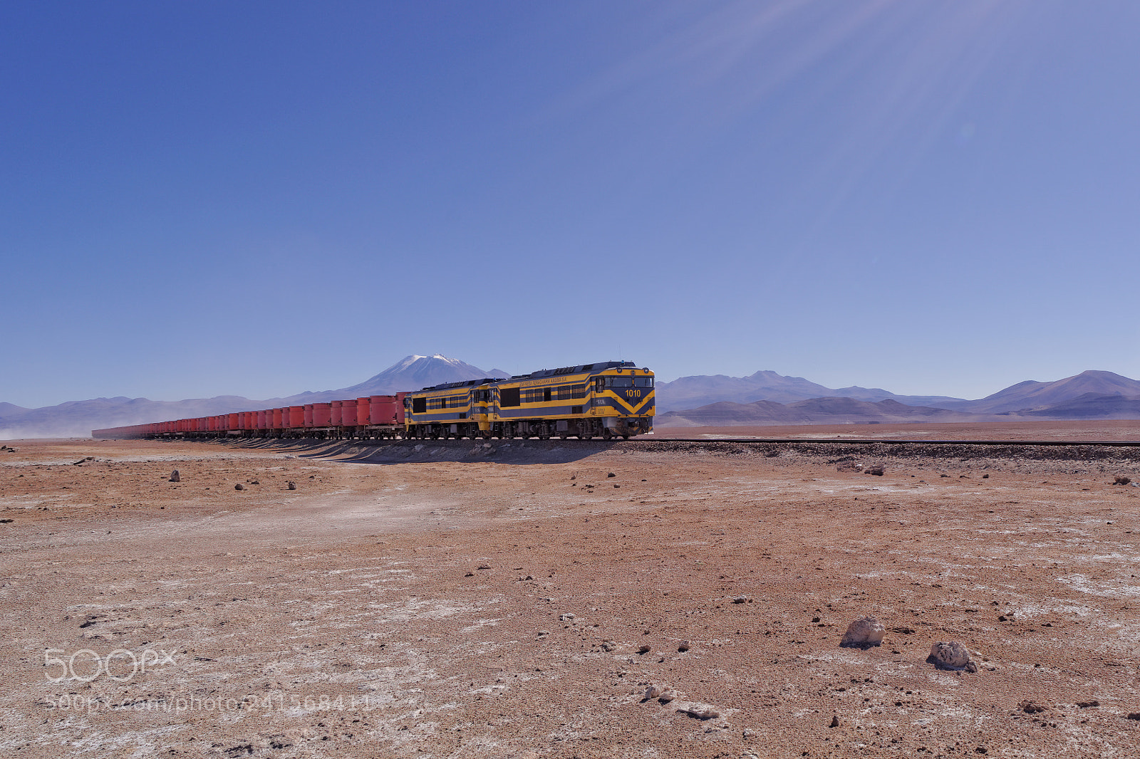 Sony a7 sample photo. Train through nowhere photography