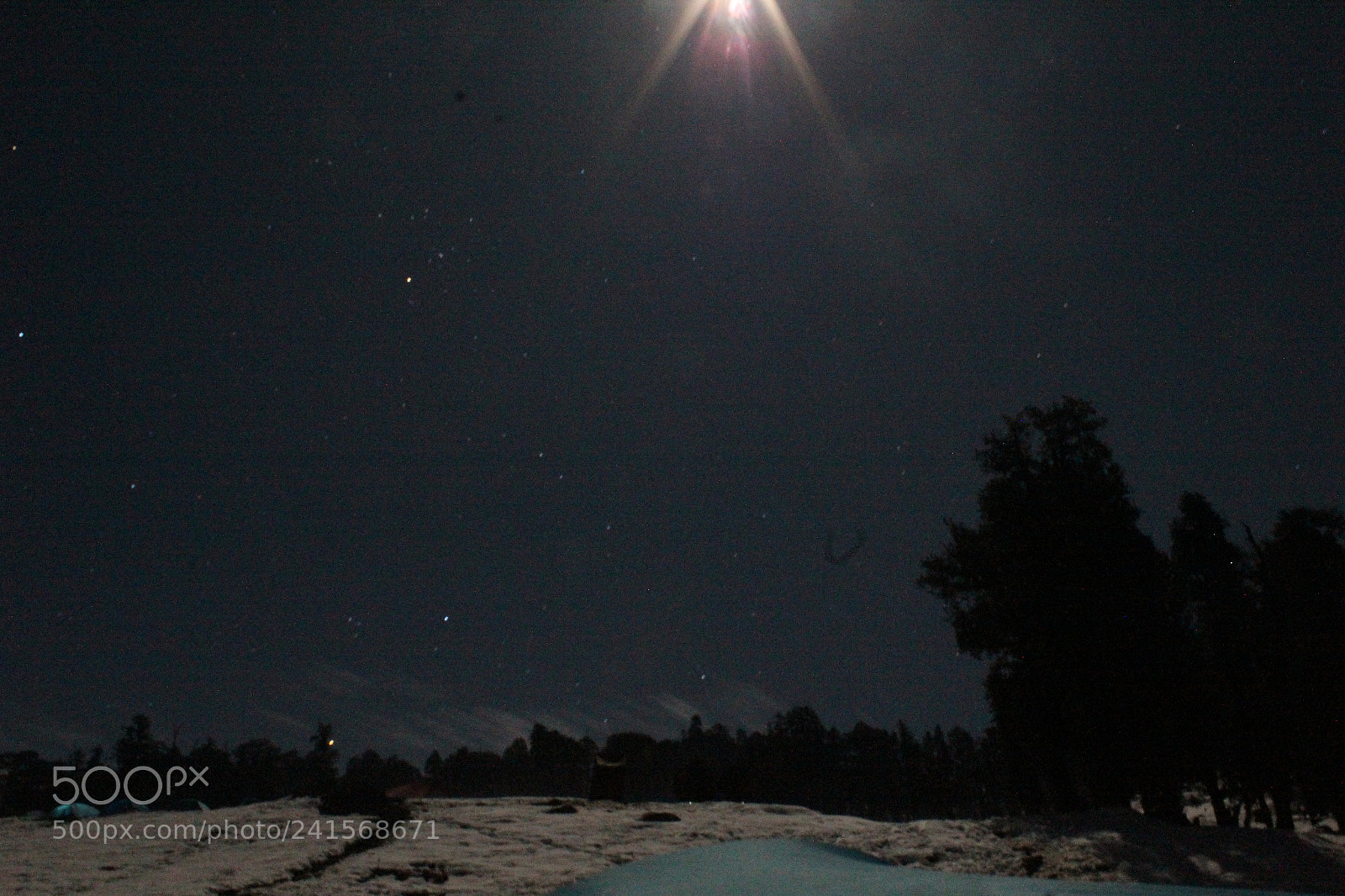 Canon EOS 1200D (EOS Rebel T5 / EOS Kiss X70 / EOS Hi) sample photo. Night view kedarkantha base photography