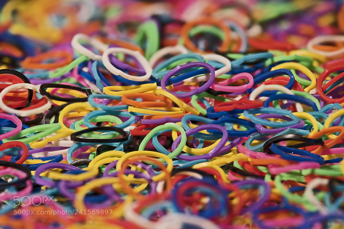 Nikon D810 sample photo. Rubber bands photography