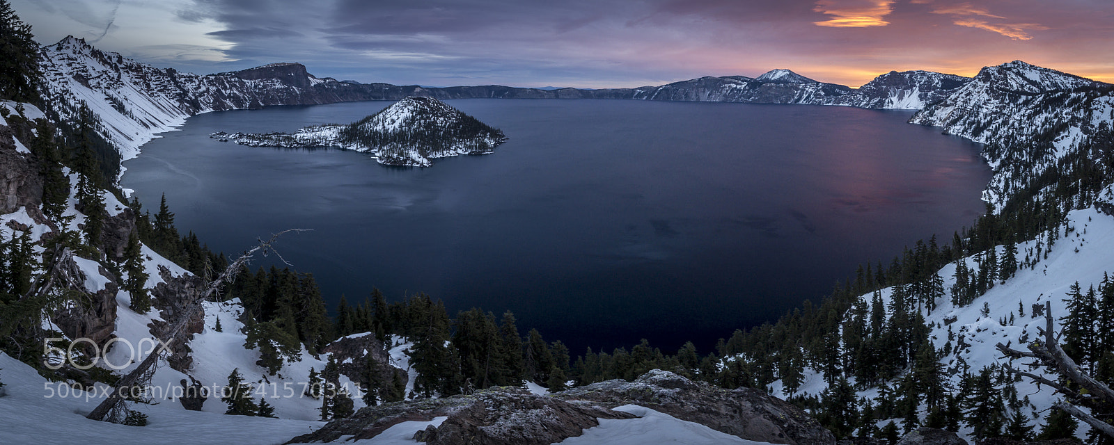 Sony SLT-A99V sample photo. Crater lake pano photography