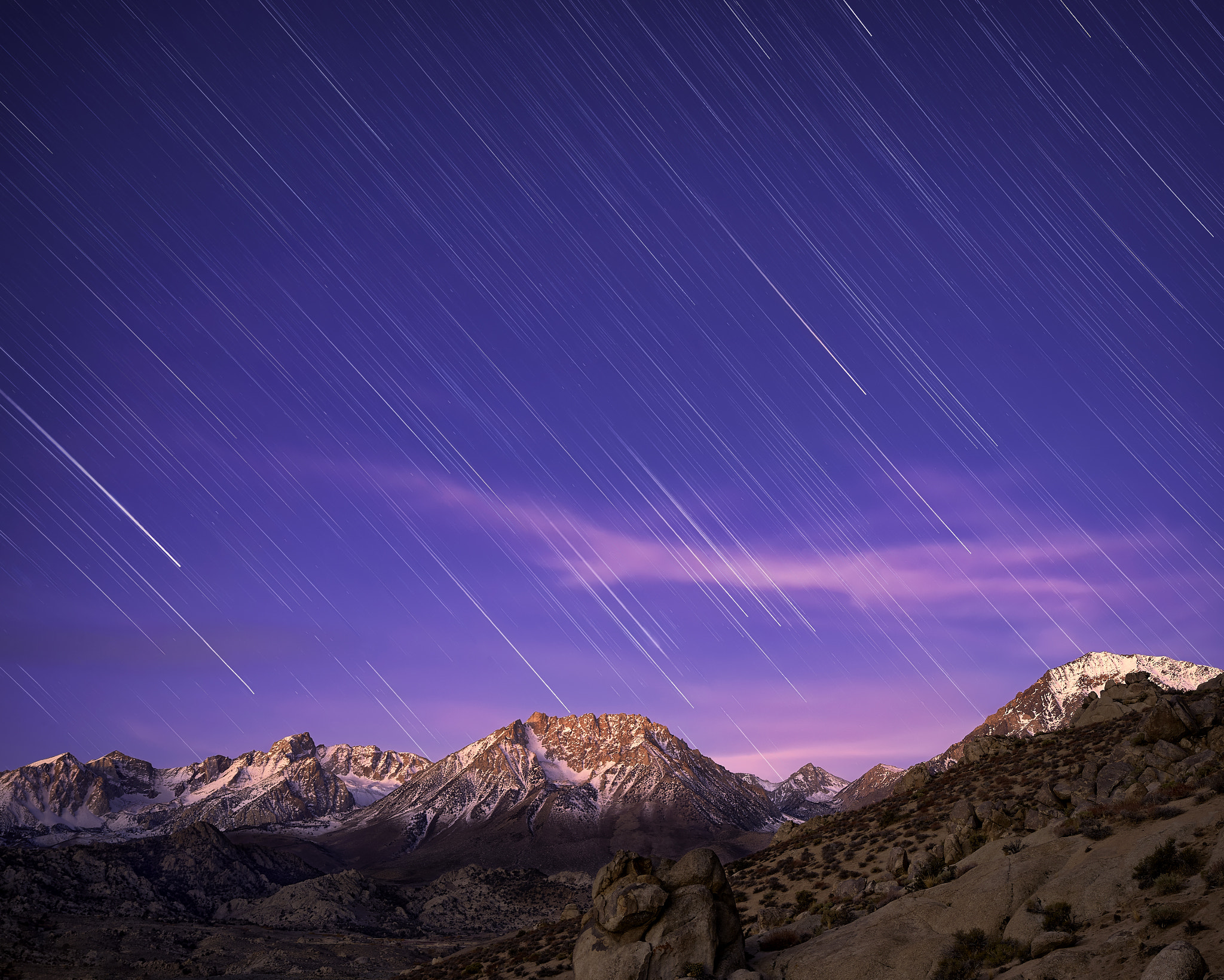 Sony FE 16-35mm F2.8 GM sample photo. Eastern sierra at dawn photography