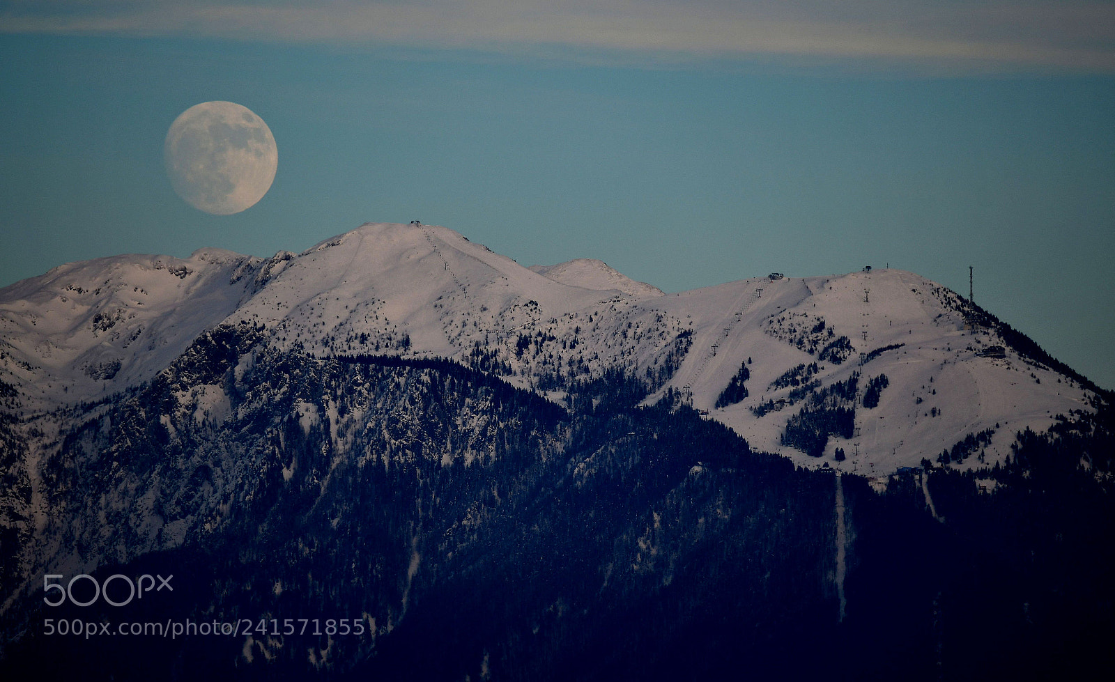 Nikon D7500 sample photo. The moon showed up photography