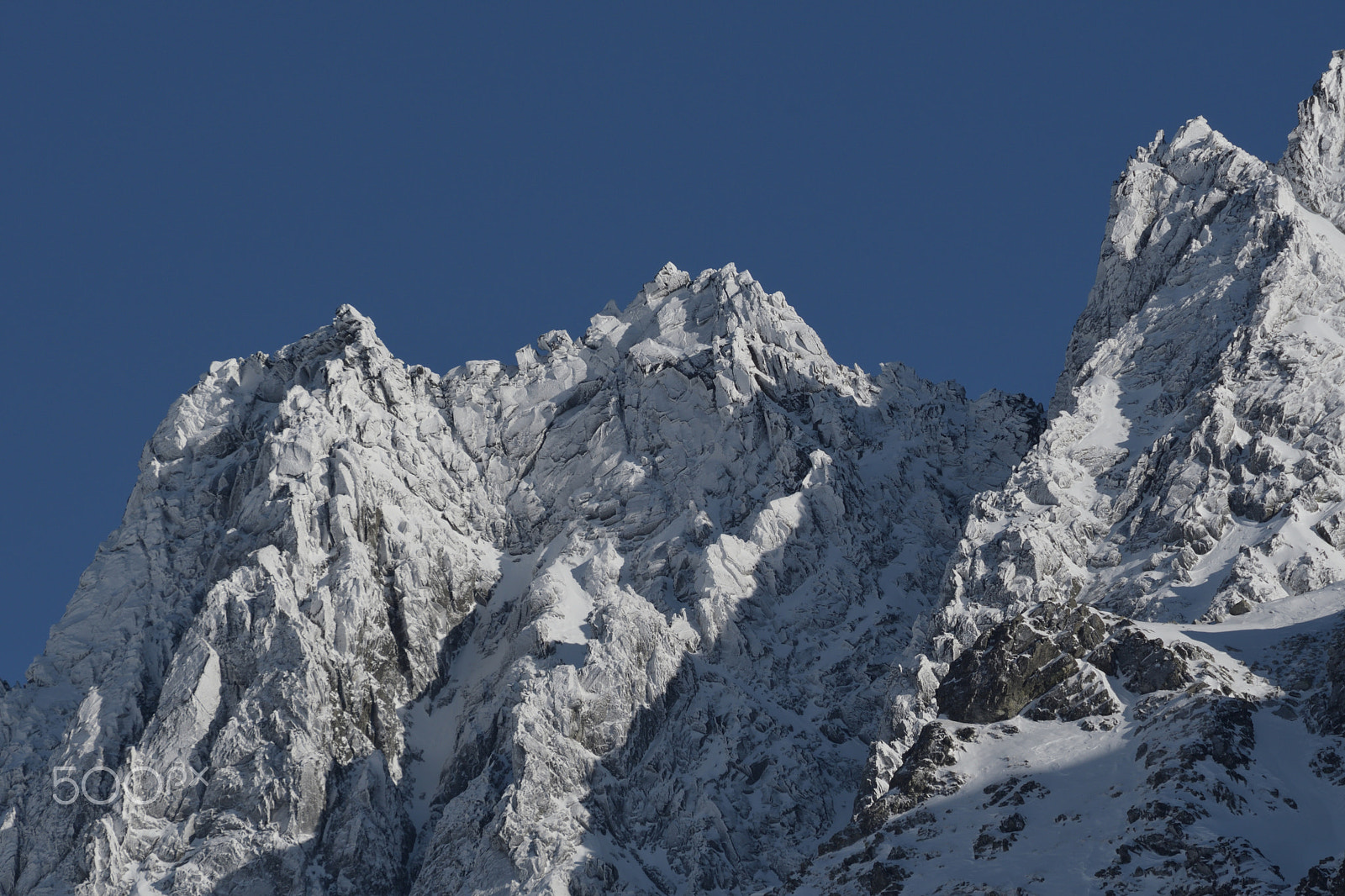 Nikon D500 sample photo. Scenery of snow covered high tatras mountains photography