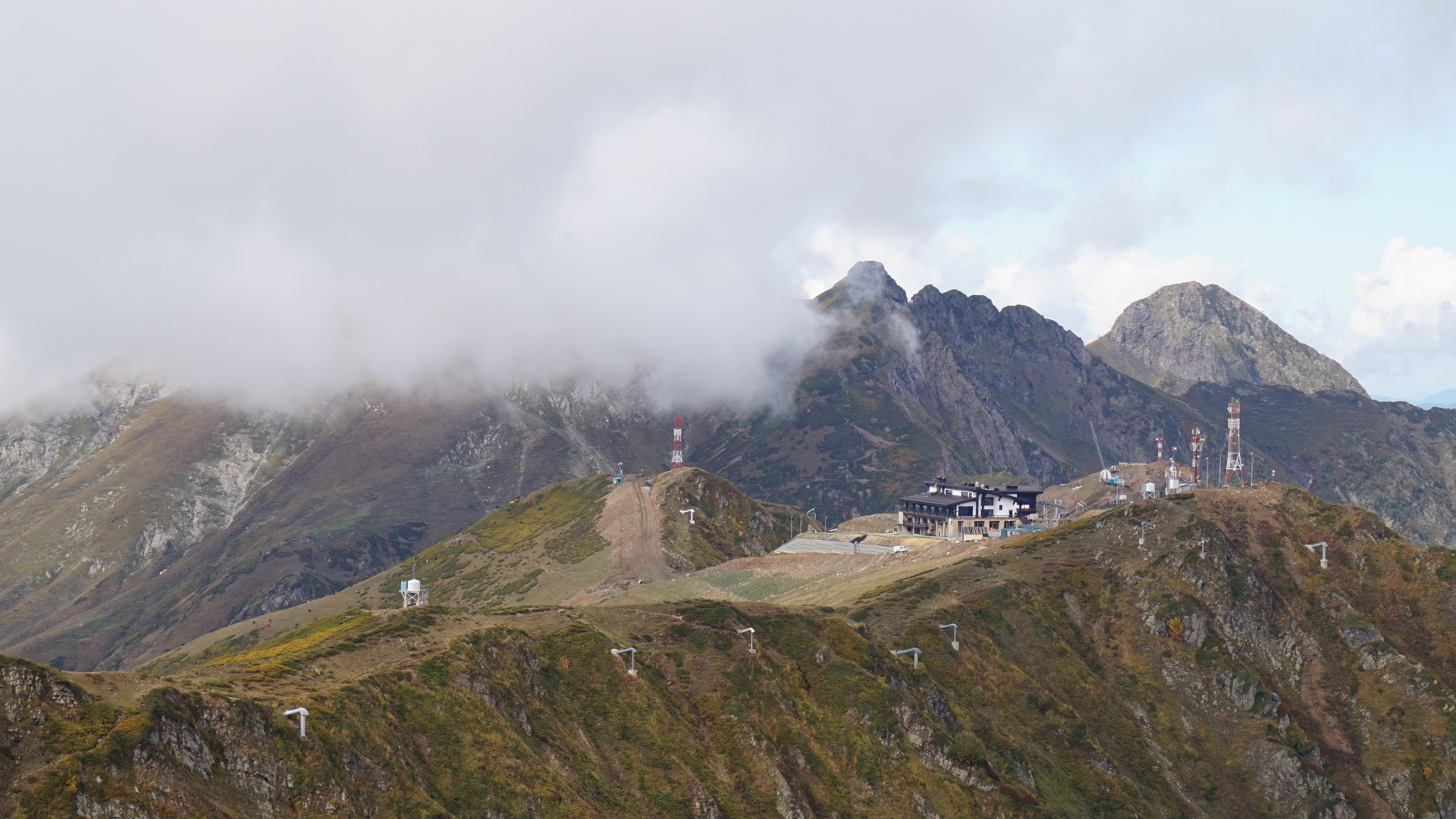 Sony Alpha QX1 sample photo. Sochi, oct-2017 photography