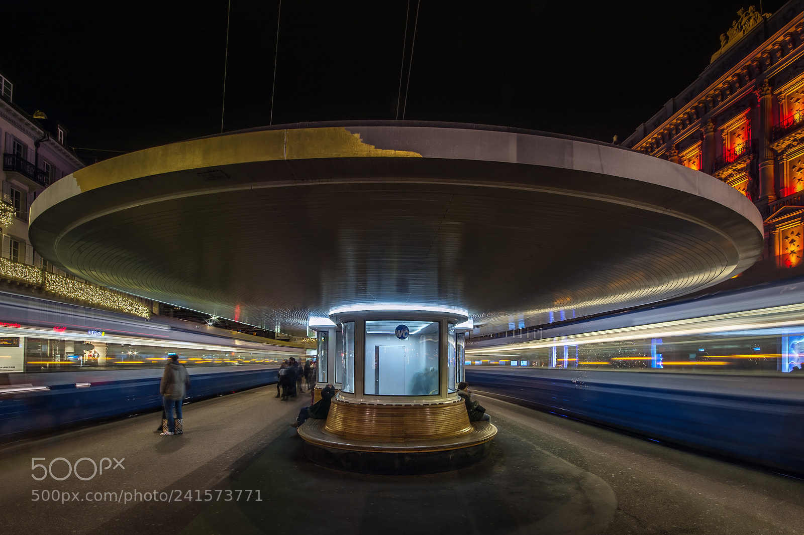 Nikon D7100 sample photo. Tramstation paradeplatz photography