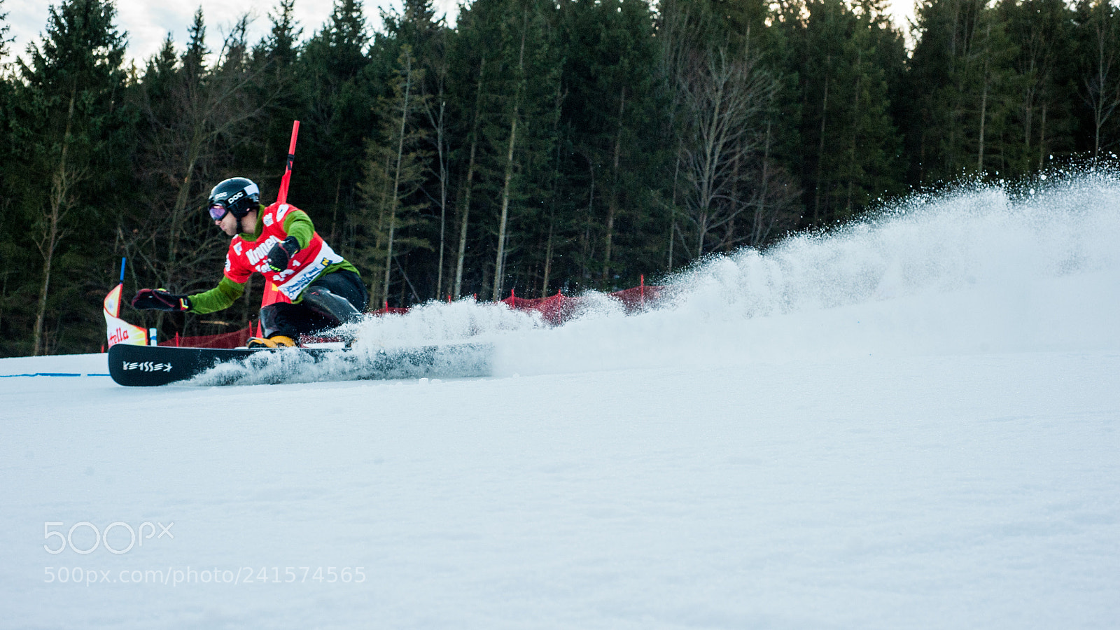 Nikon D3 sample photo. Fis snowboard world cup photography