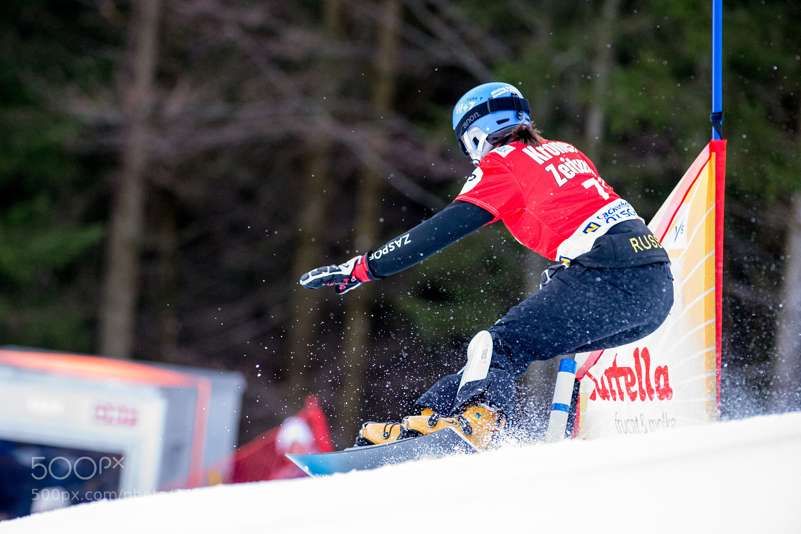 Nikon D4 sample photo. Fis snowboard world cup photography