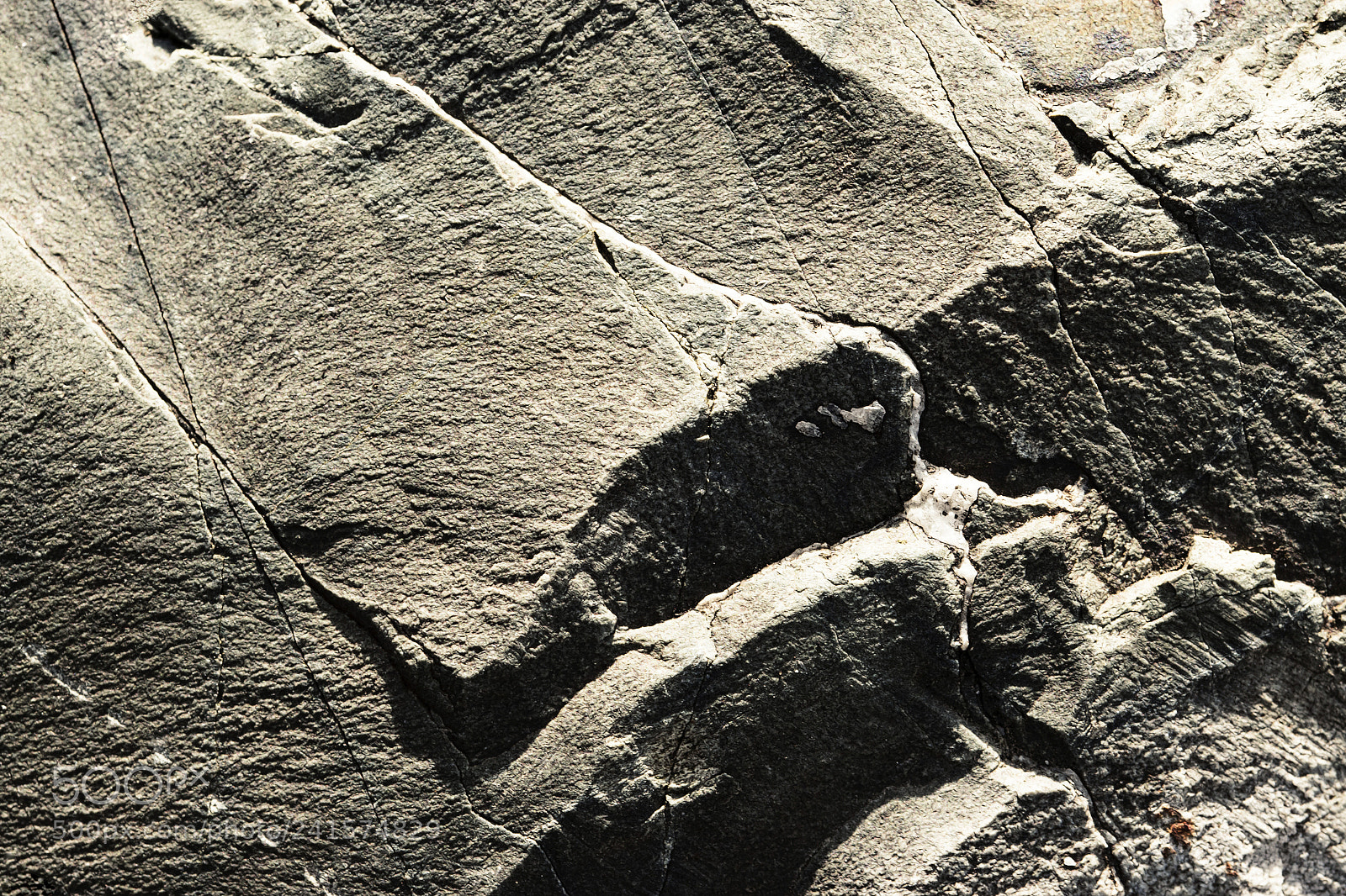 Nikon D5500 sample photo. Detail gray broken rock photography