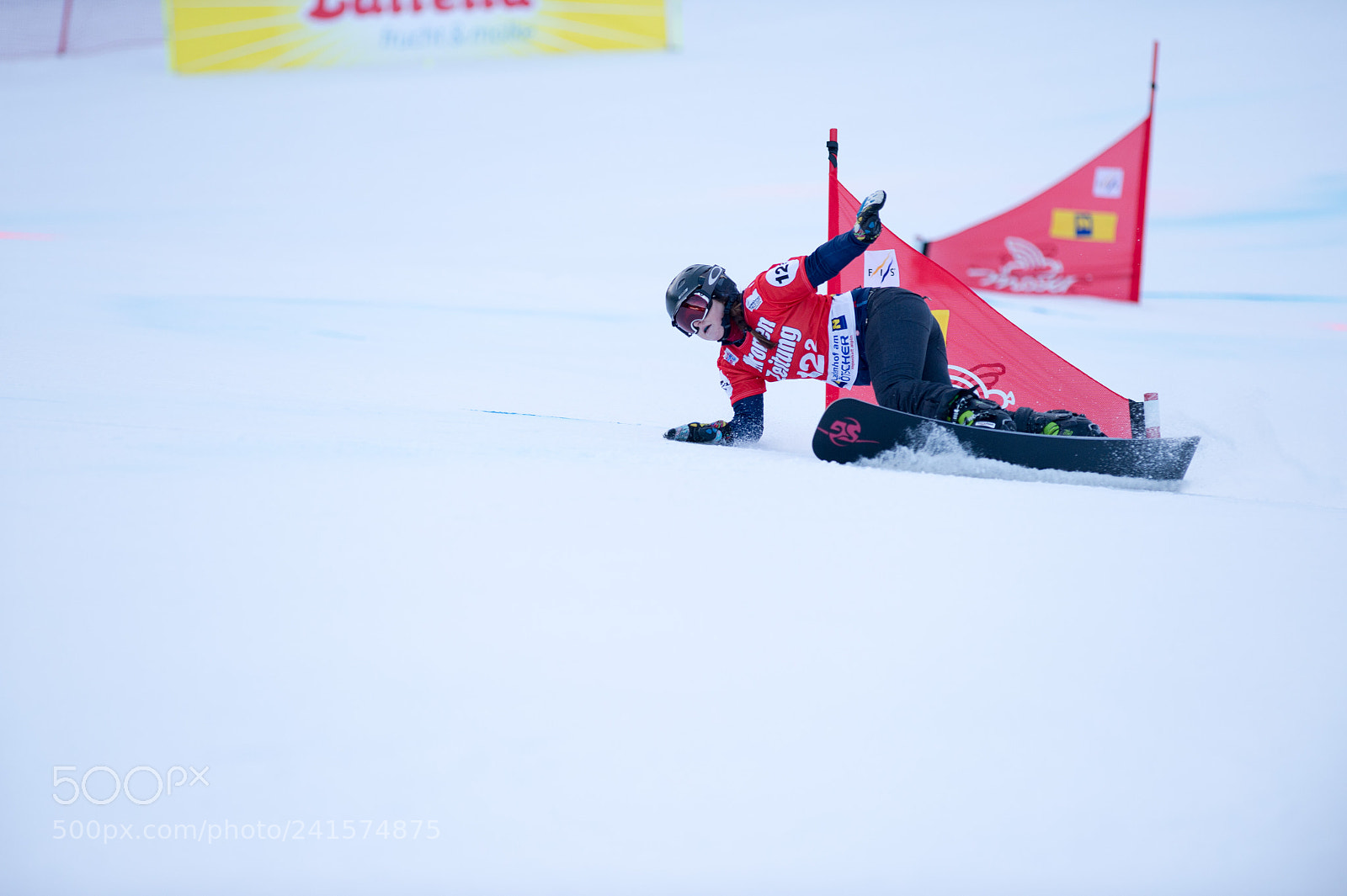 Nikon D4 sample photo. Fis snowboard world cup photography