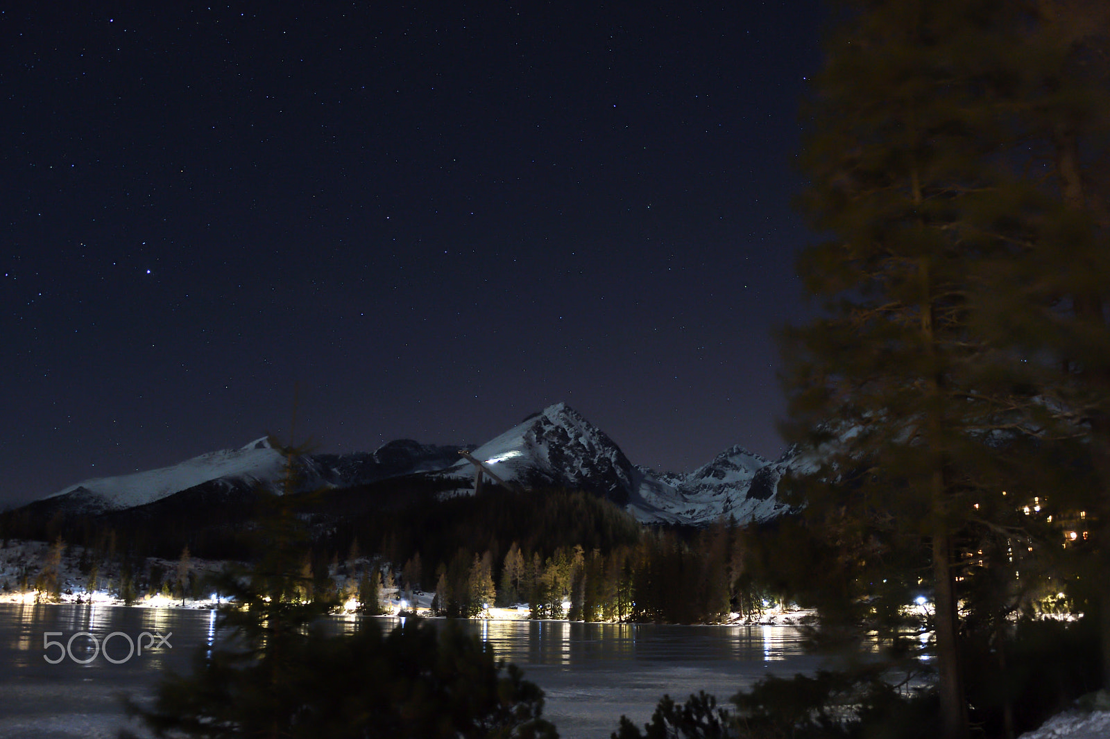 Nikon D500 sample photo. Scenery of snow covered high tatras mountains photography