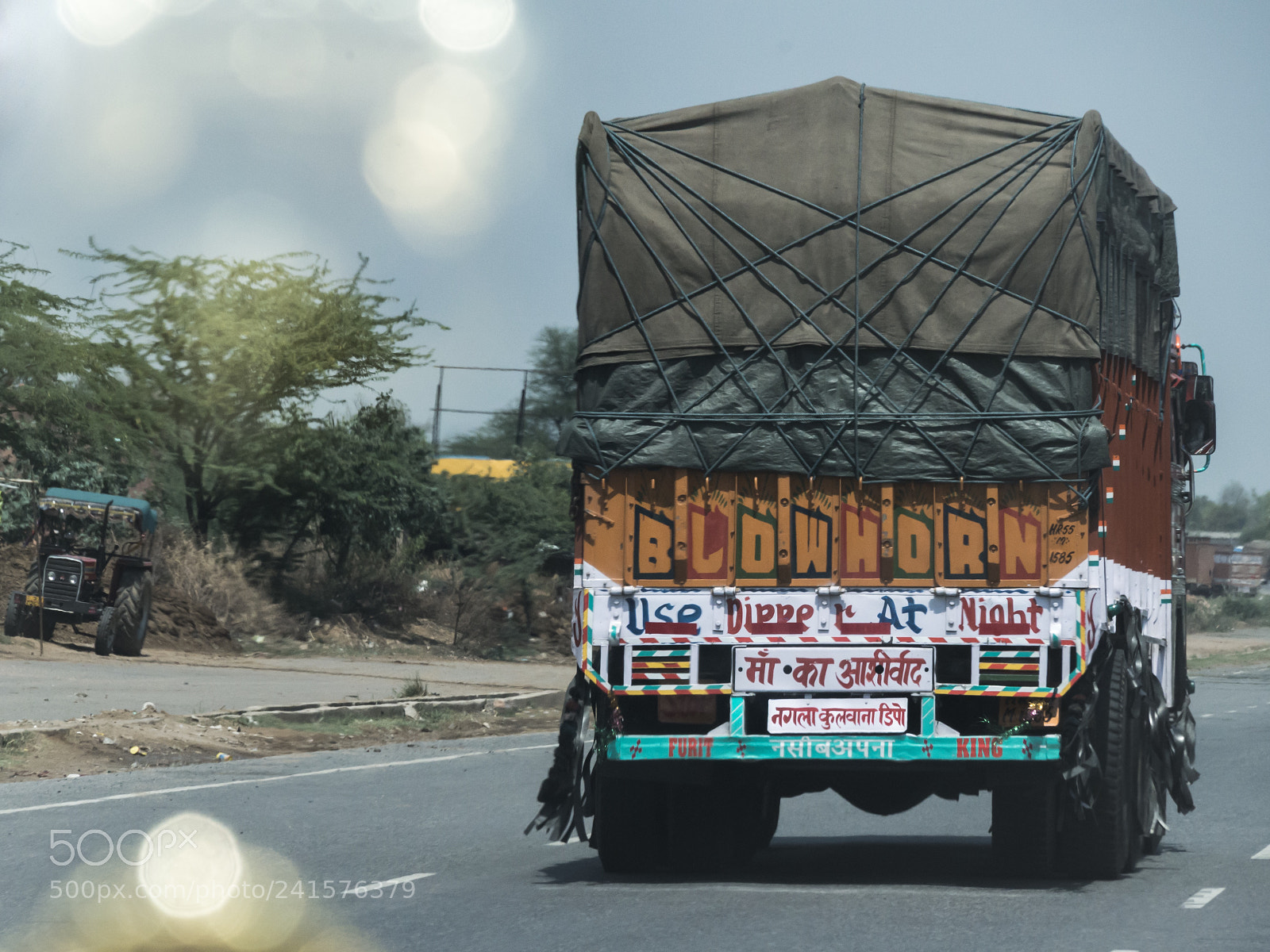 Panasonic Lumix DMC-GX7 sample photo. Trucks of india photography