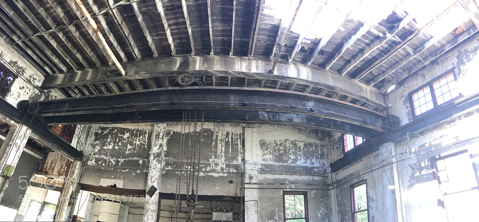 Apple iPhone 6s Plus sample photo. Abandoned mining hoist photography