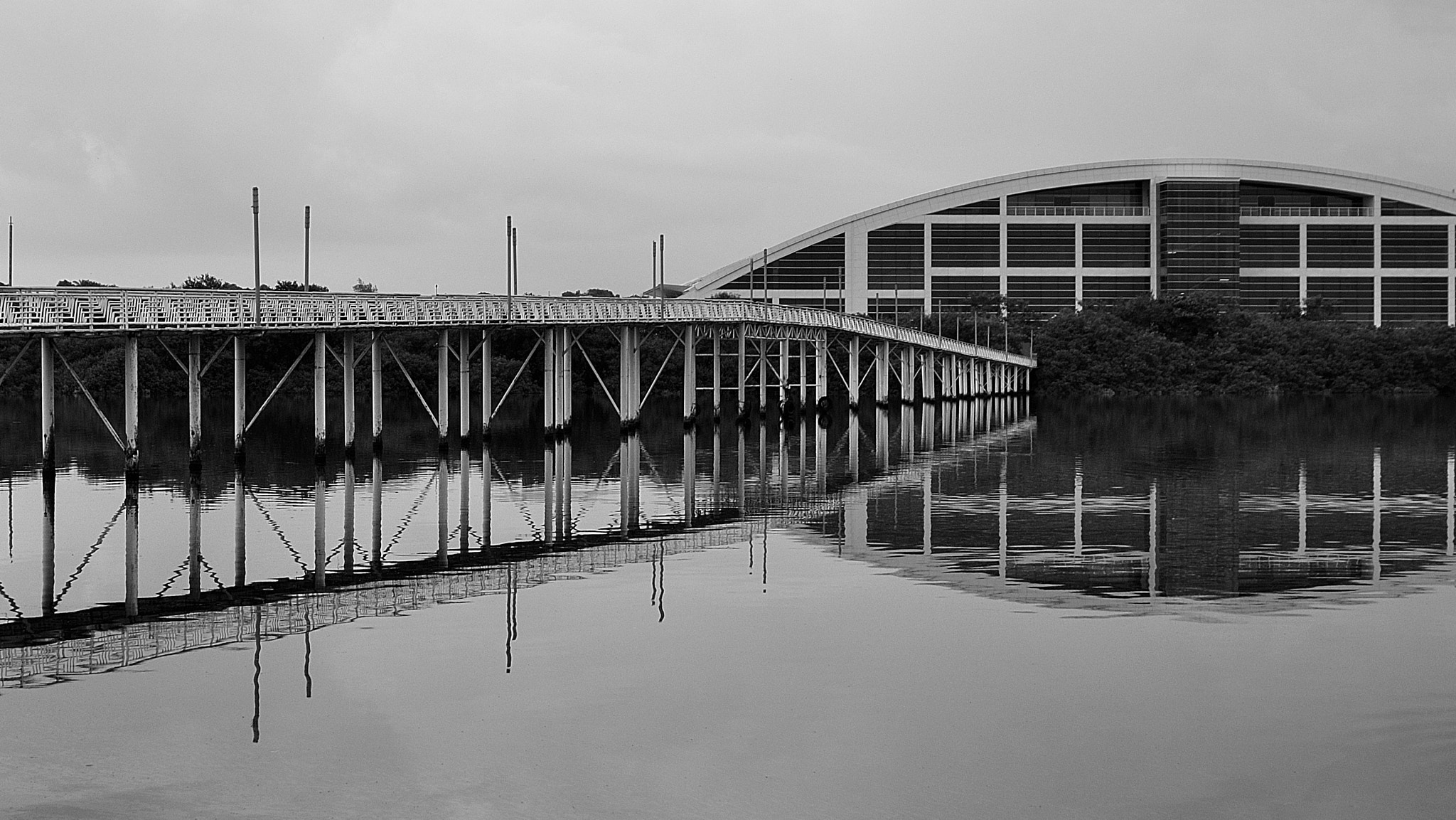 Nikon D90 sample photo. Reflections on the lagoon photography