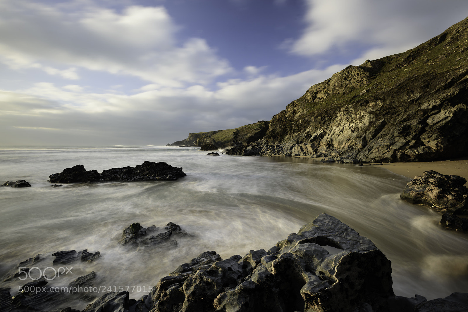 Nikon D810 sample photo. Park head cliffs, cornwall photography