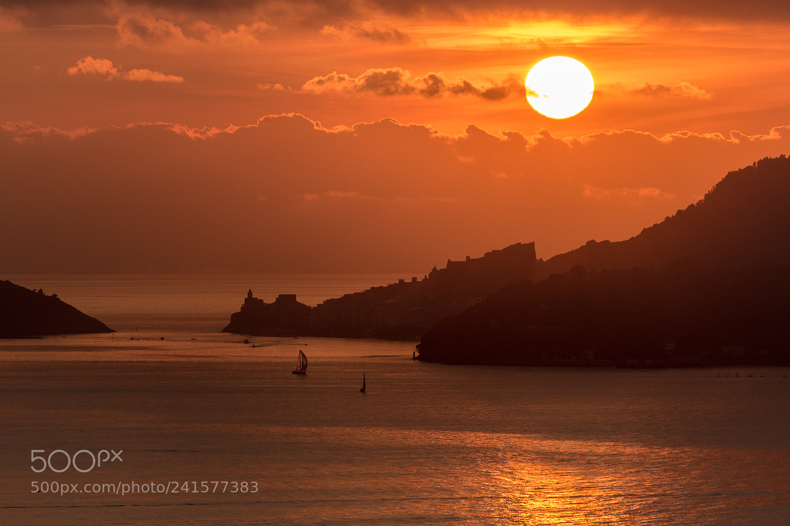 Nikon D7200 sample photo. Tramonto su portovenere photography