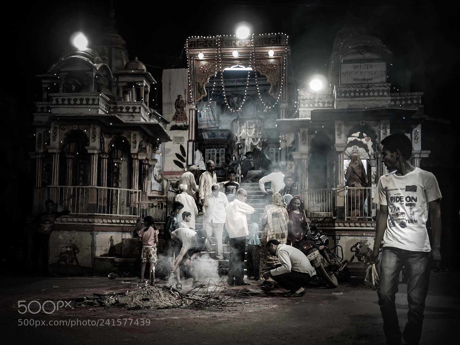 Panasonic Lumix DMC-GX7 sample photo. Holika dahan - bundi photography