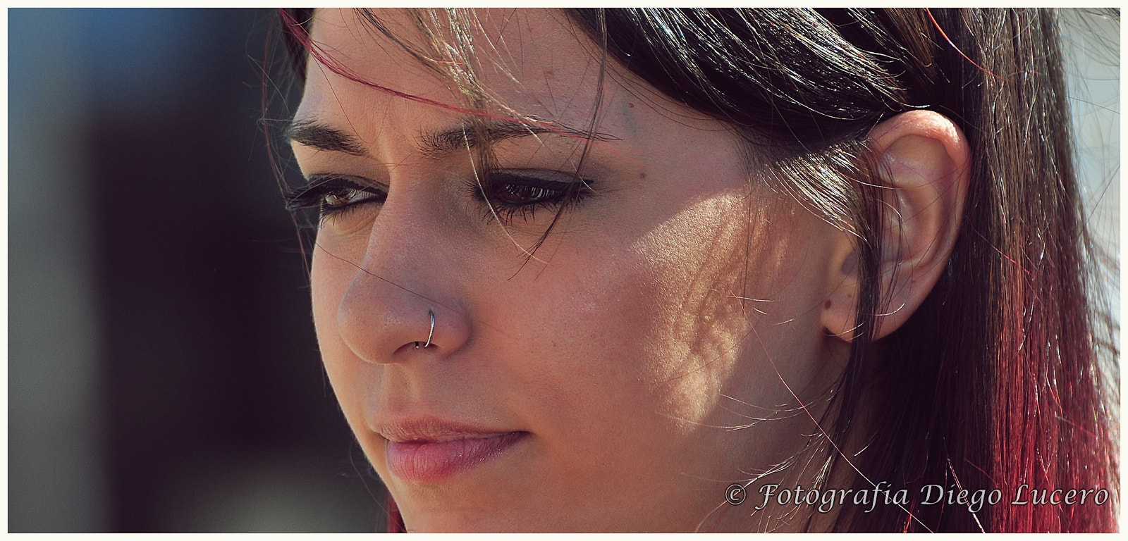 Nikon D90 sample photo. Woman face photography