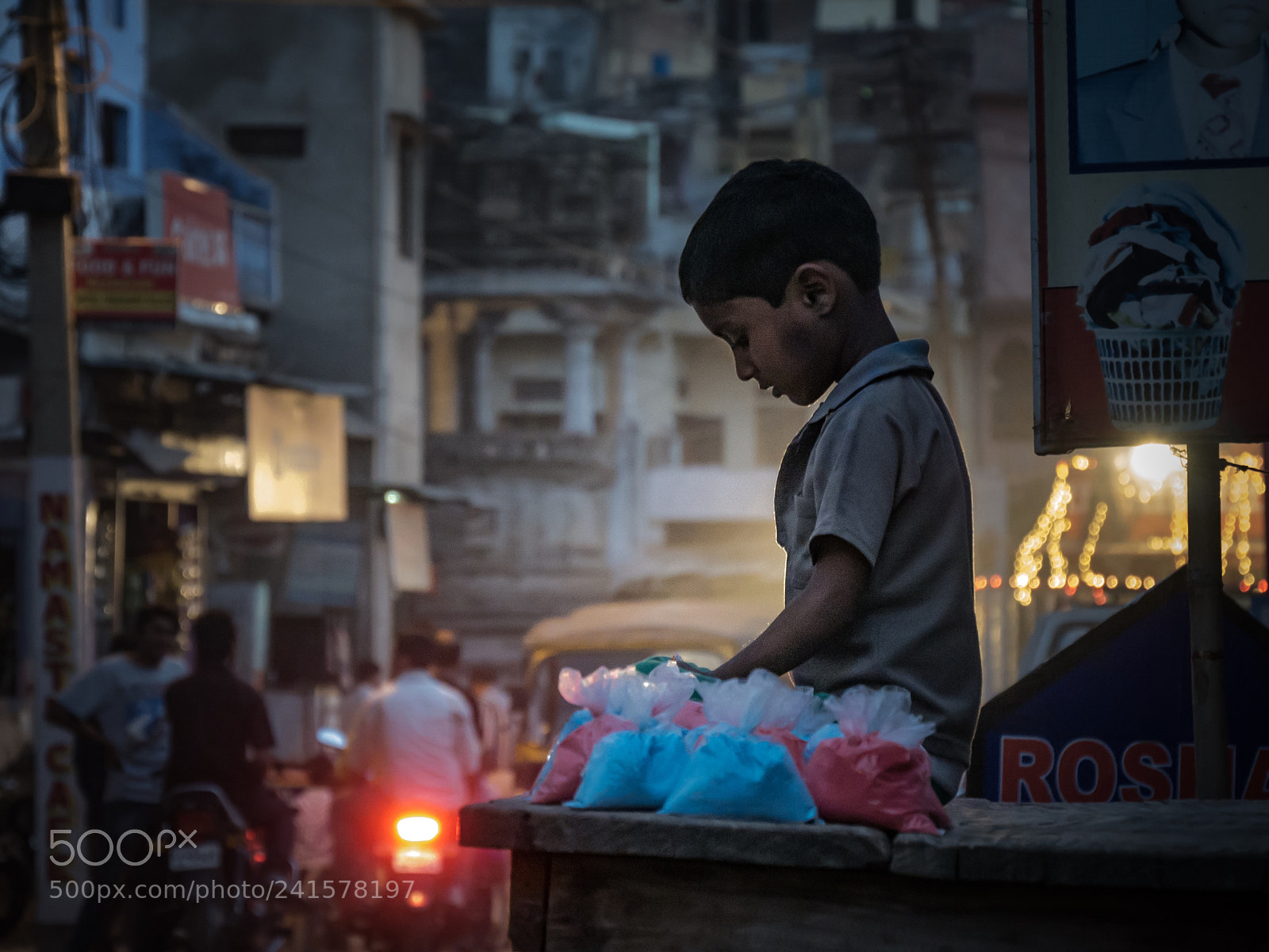 Panasonic Lumix DMC-GX7 sample photo. Holi supplies - bundi photography