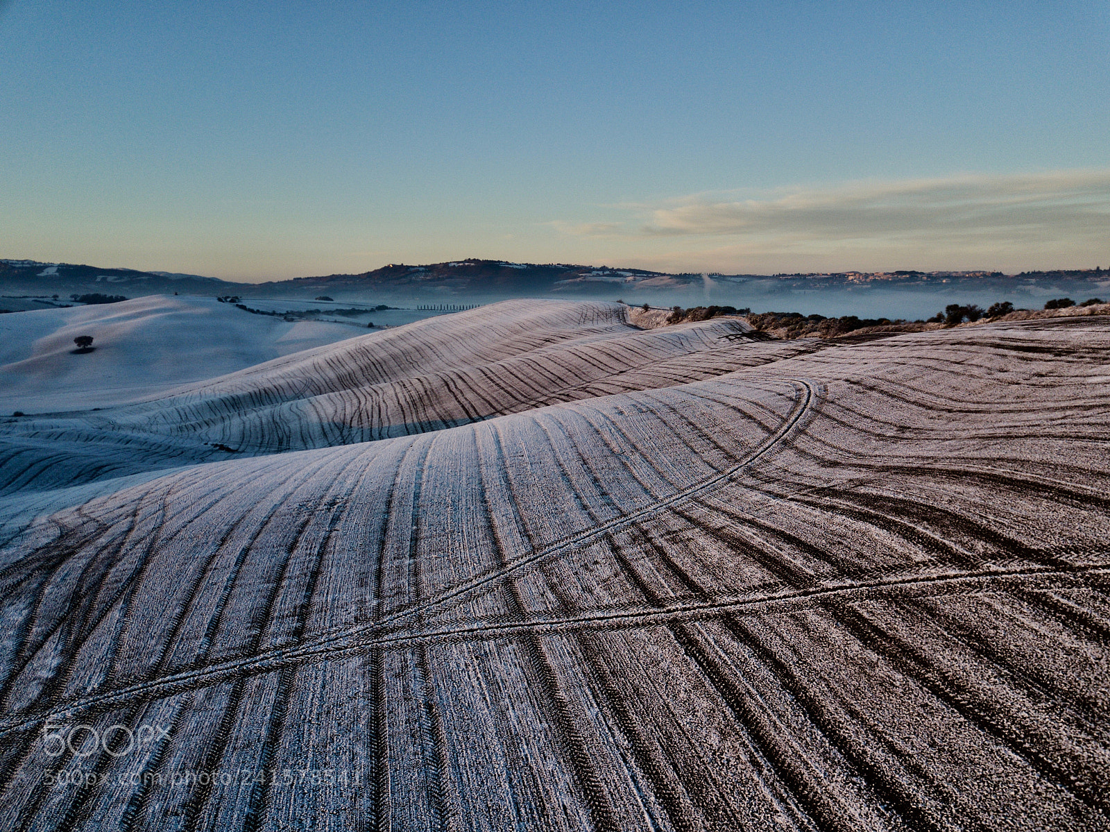 DJI FC220 sample photo. Val d'orcia from above photography