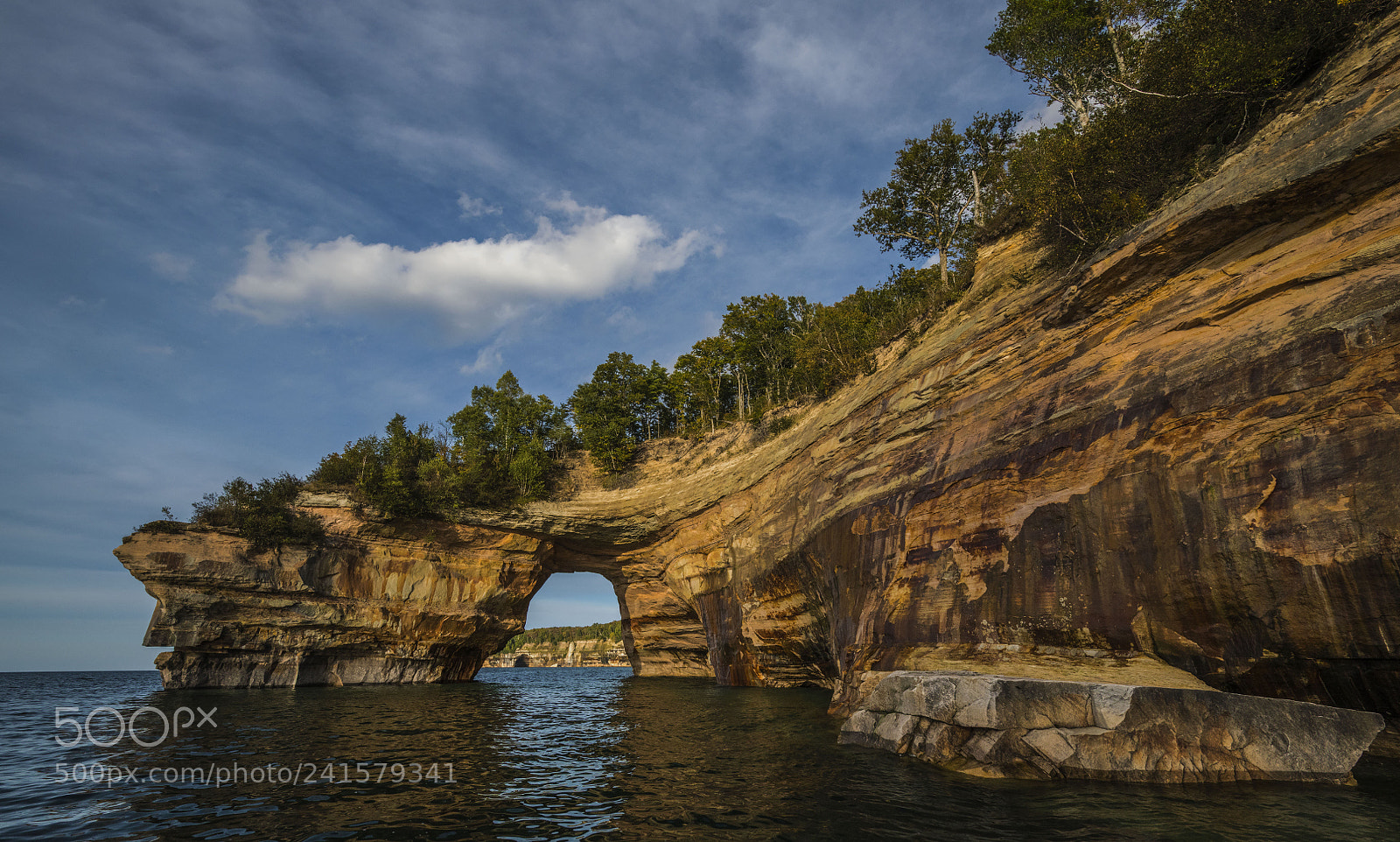 Nikon D850 sample photo. Pictured rocks national lakeshore photography