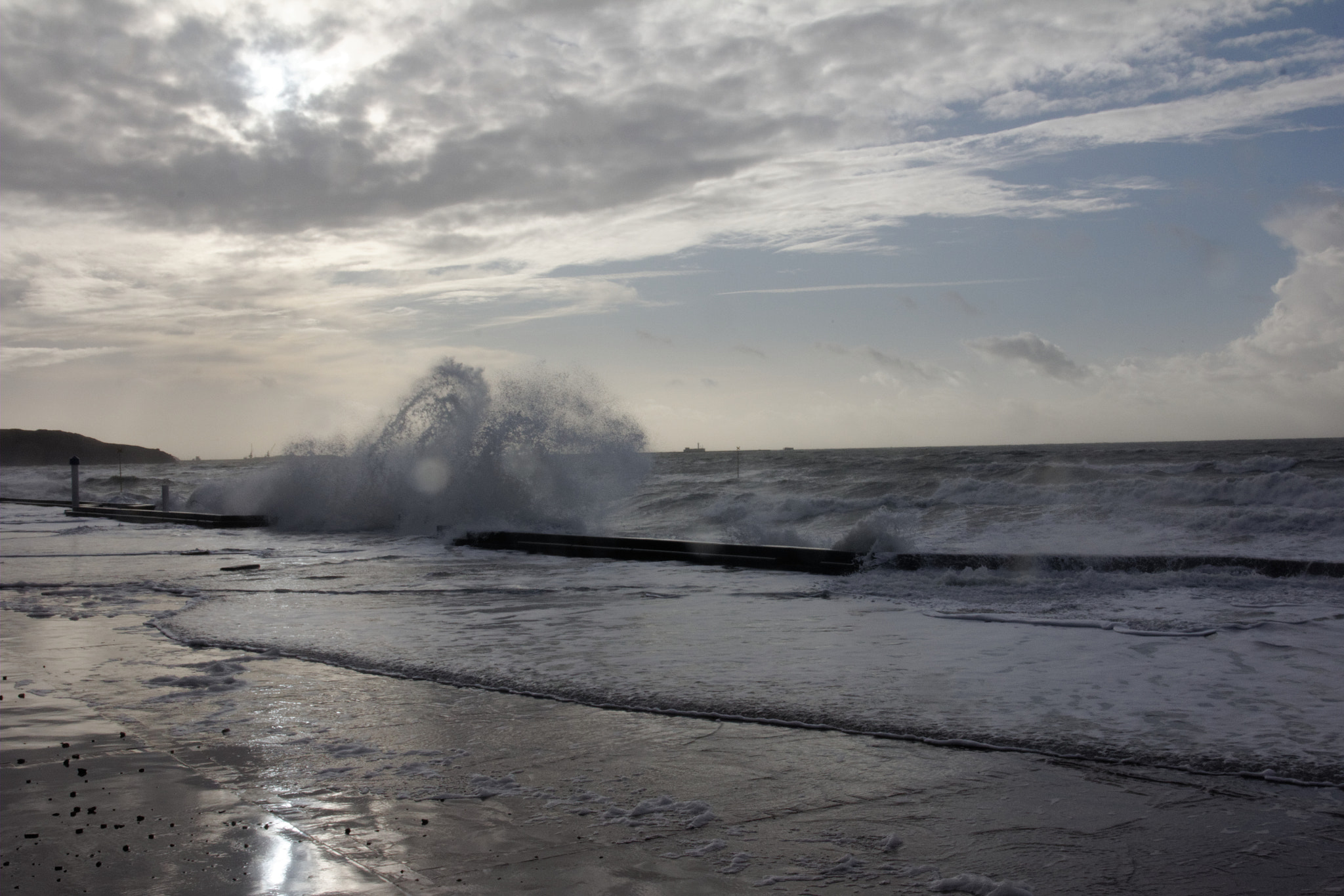 Canon EOS 60D sample photo. Tempête eleanor à wimereux photography