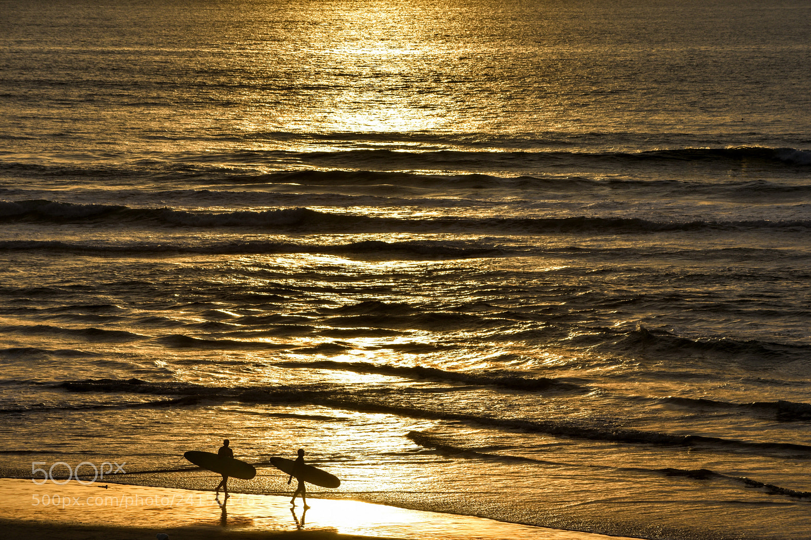 Nikon D3400 sample photo. Sunset surf photography
