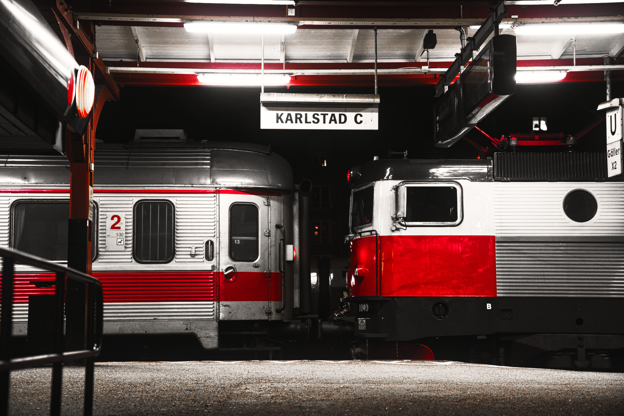 Sony a7R II + Sony FE 24-70mm F2.8 GM sample photo. Karlstad train station photography