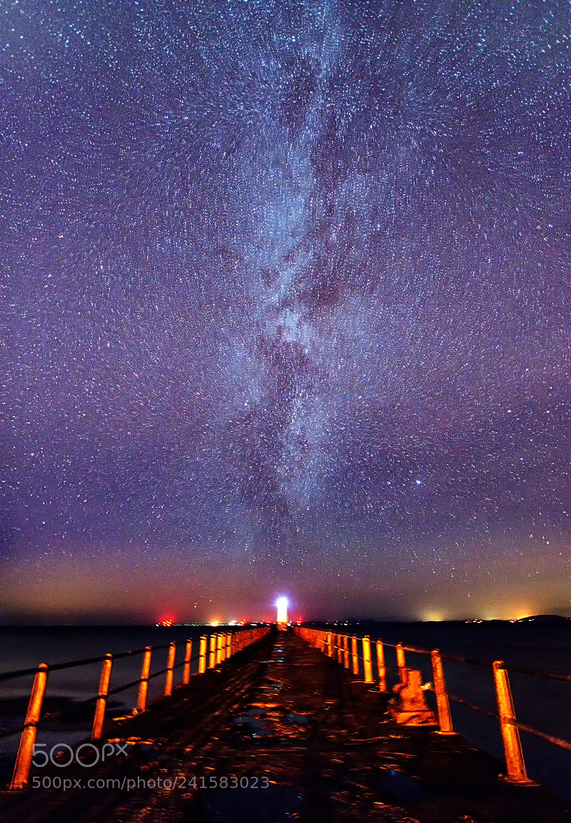 Nikon D7200 sample photo. Maryport pier and milky photography