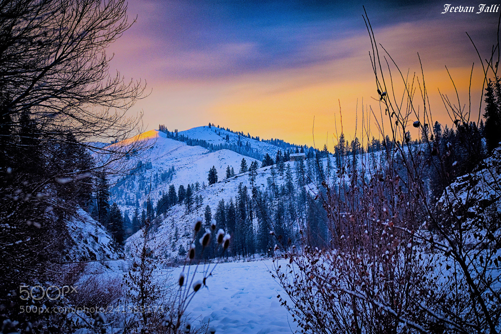 Nikon D3400 sample photo. Cold sunset photography