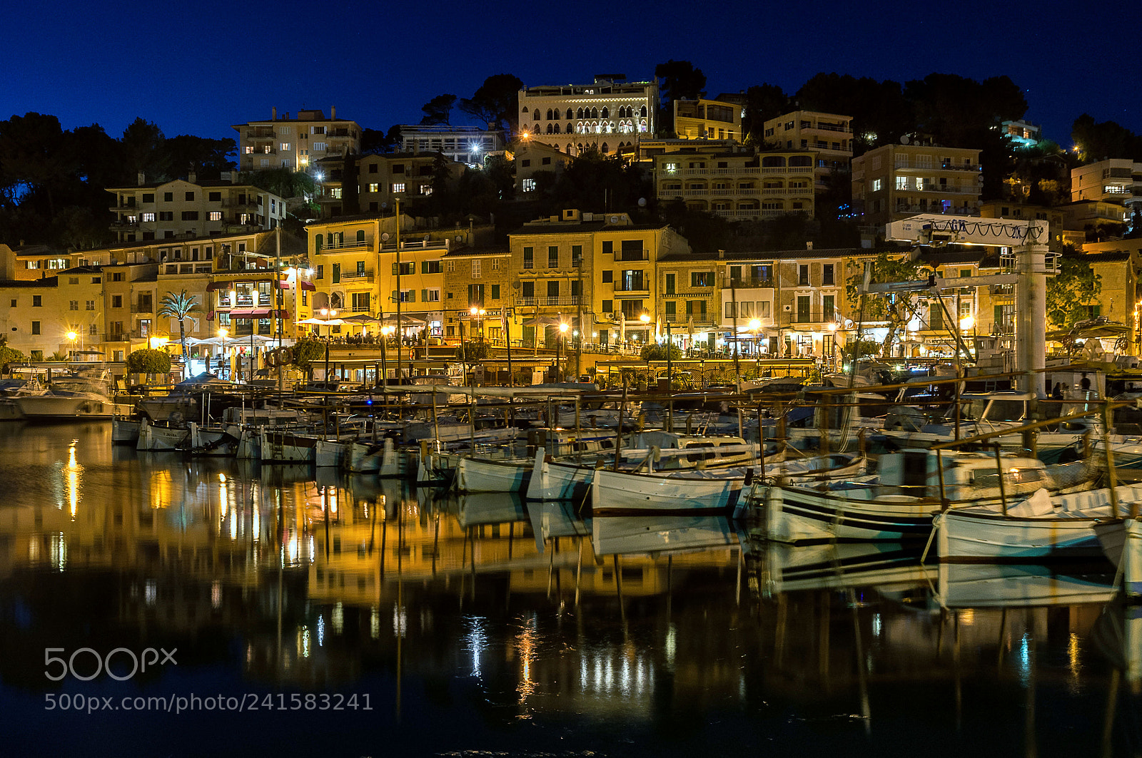 Nikon D90 sample photo. Port de soller blue photography