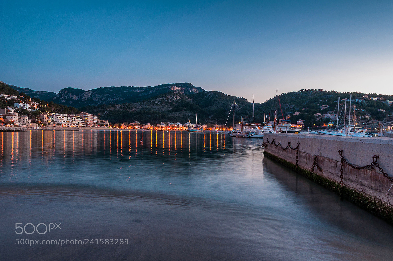 Nikon D90 sample photo. Port de soller blue photography